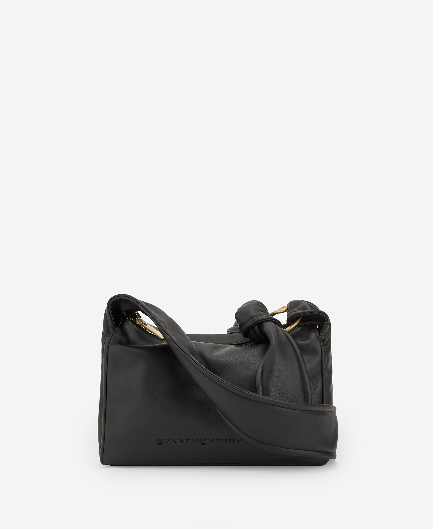 Nappa textured shoulder bag for women image number 0