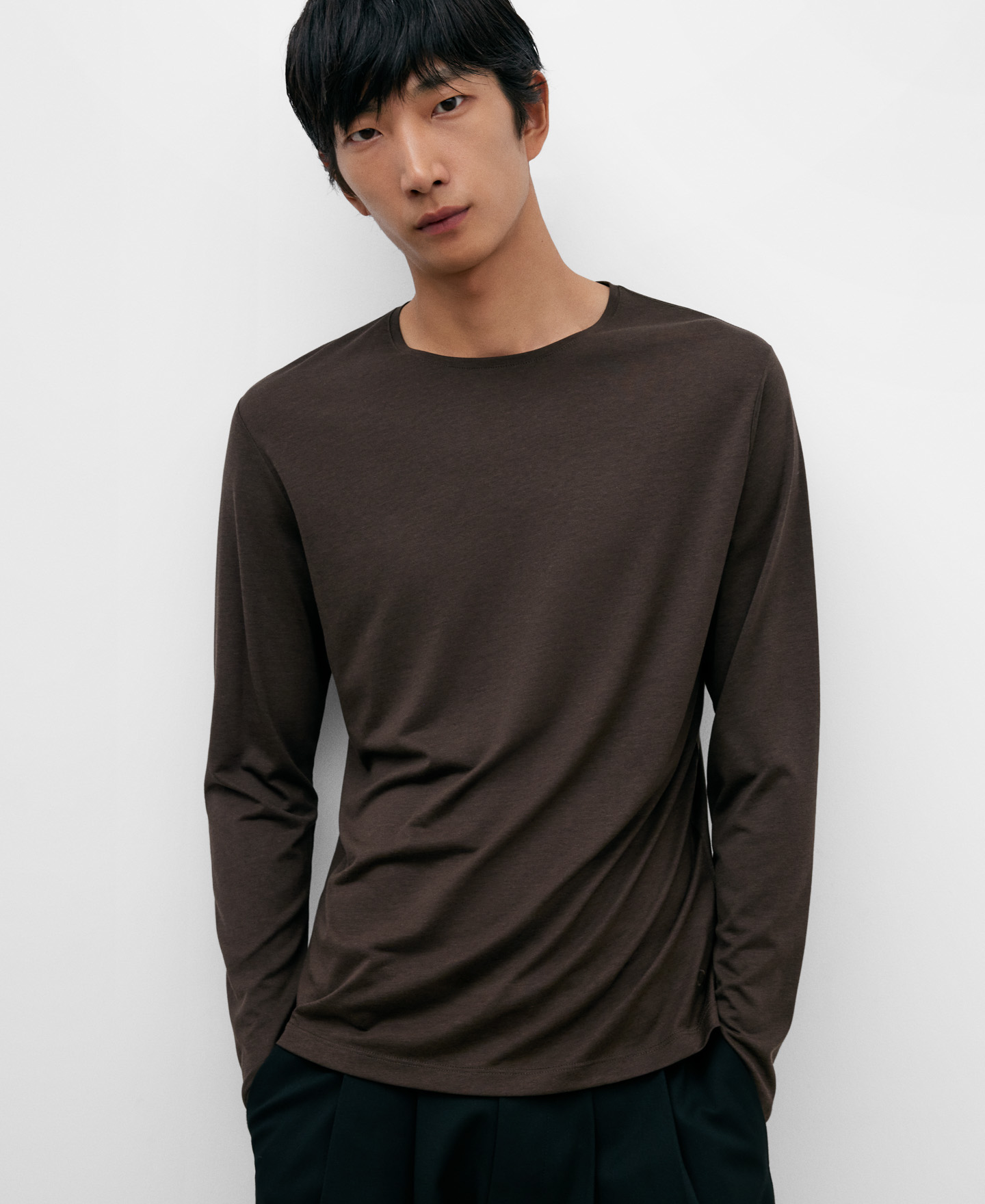 Camiseta lyocell para hombre image number 0