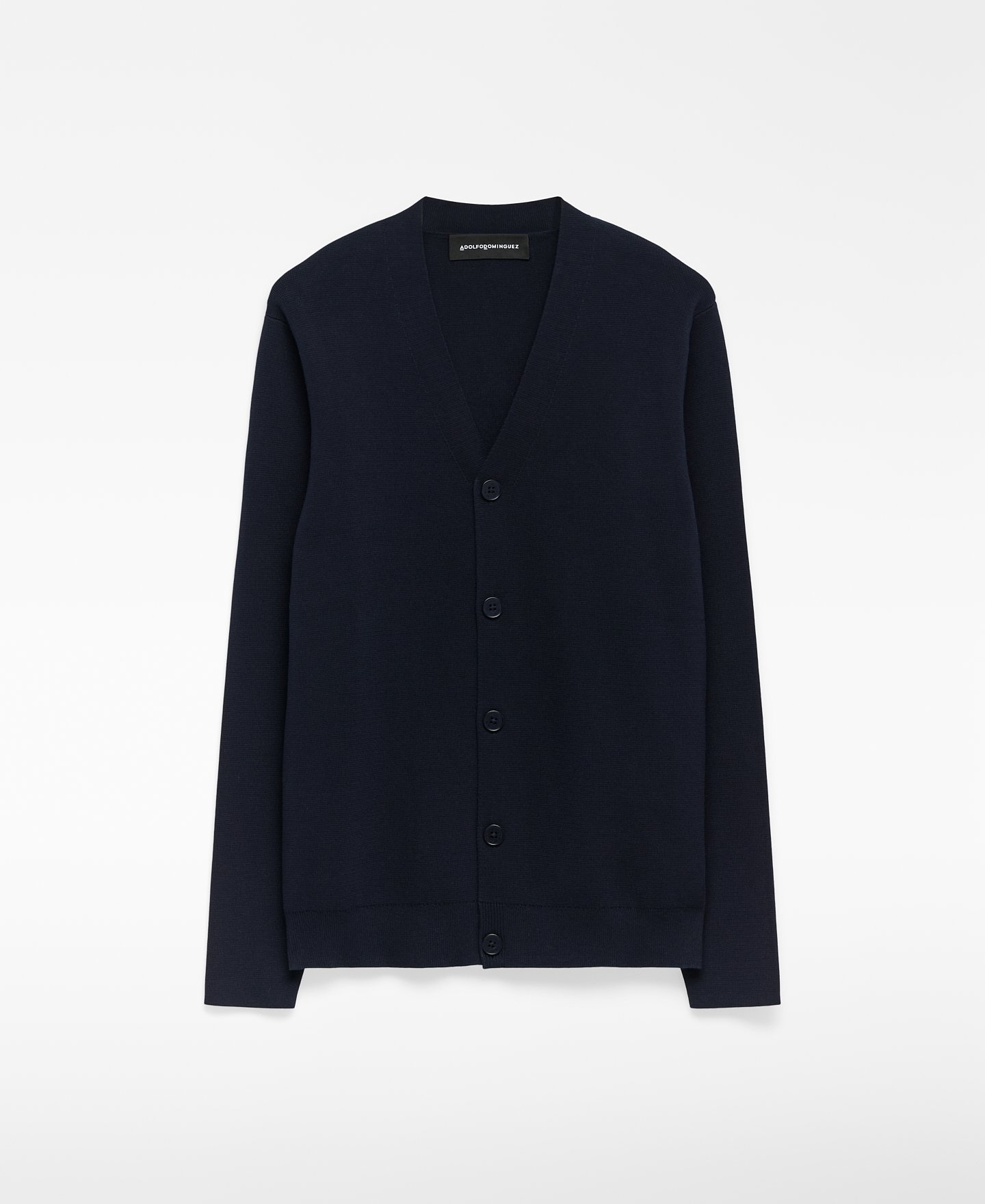 Cardigan en maille col en V pour homme image number 4