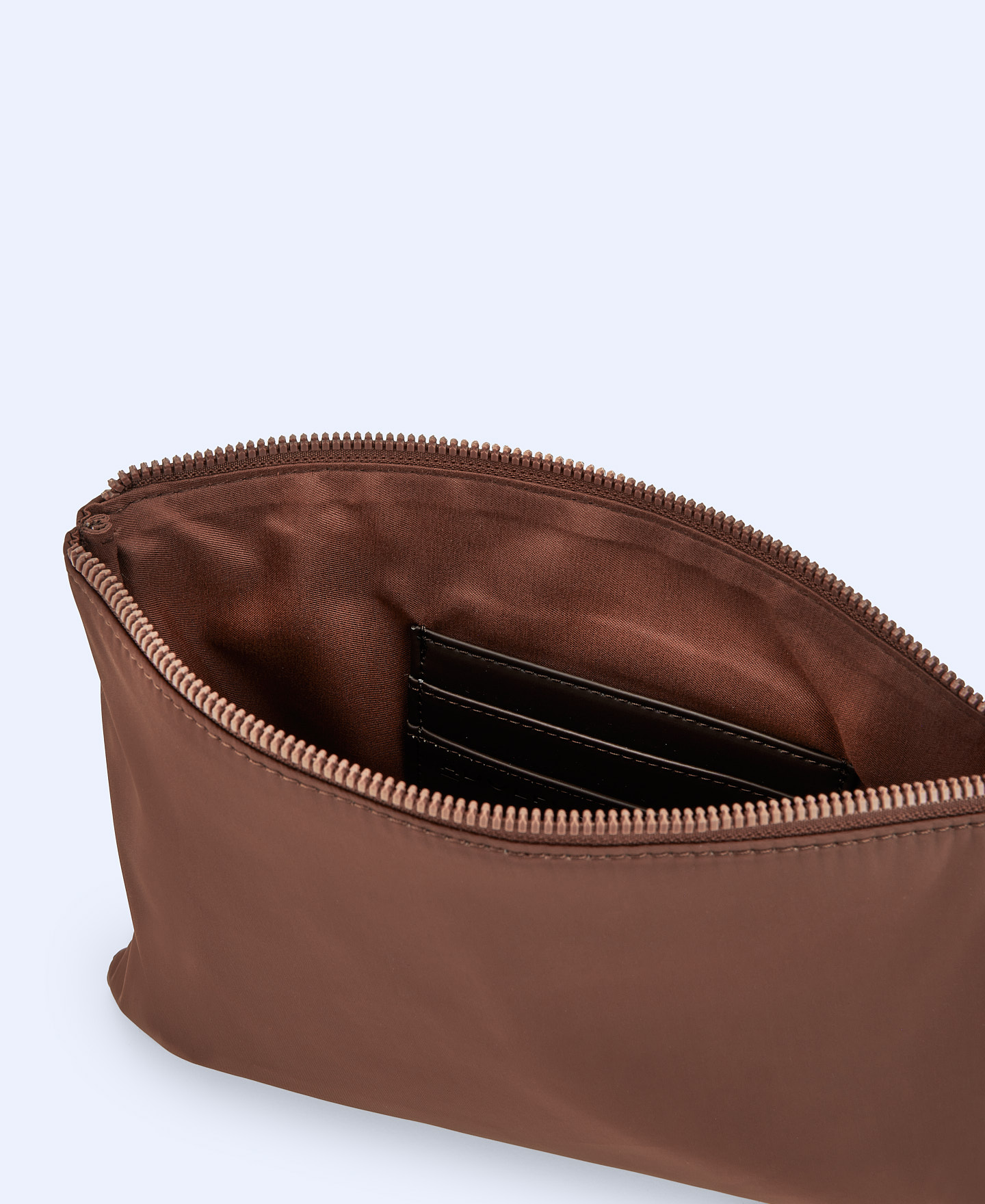 Smooth texture rectangular clutch image number 3