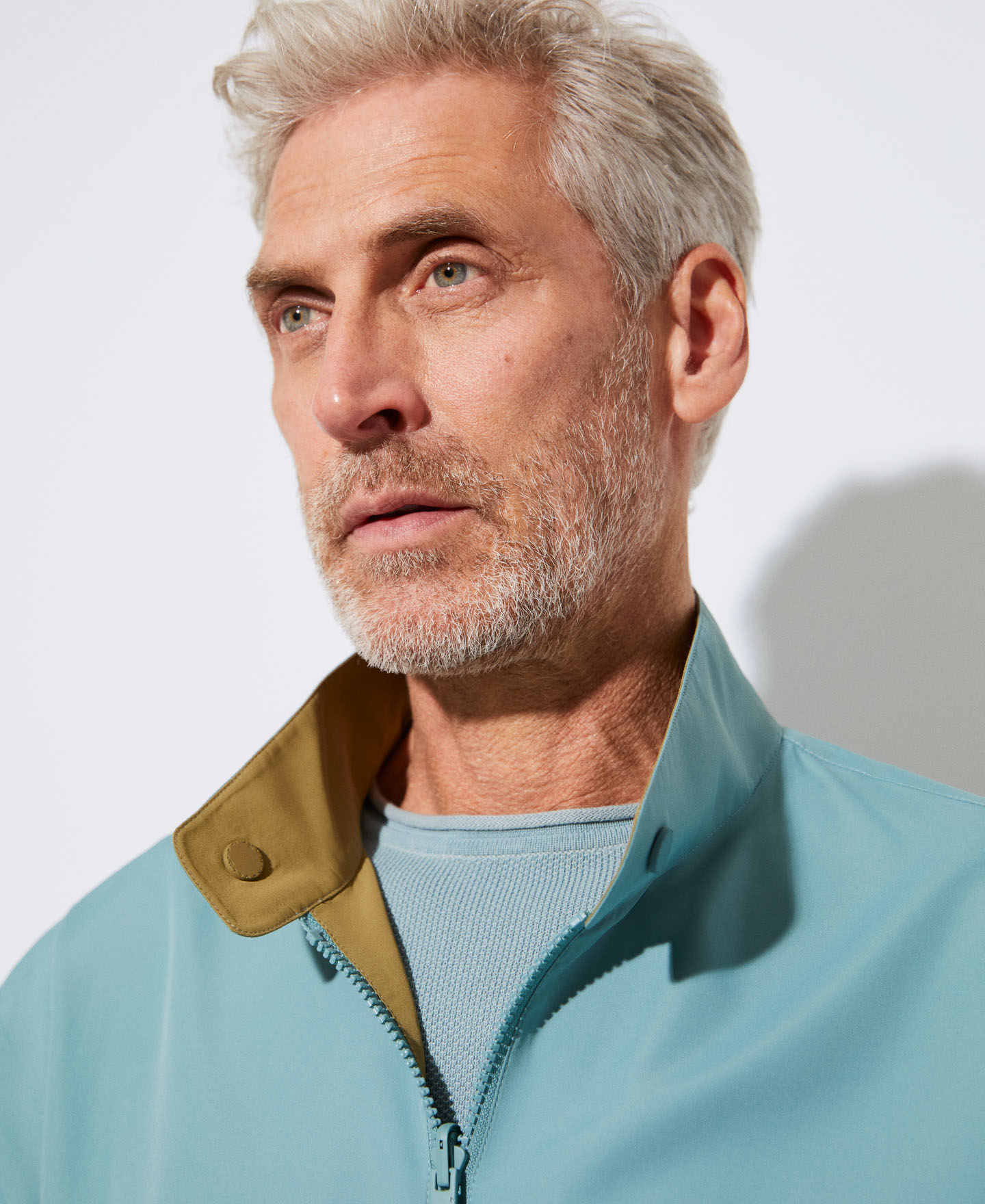 Reversible Mandarin collar jacket image number 4