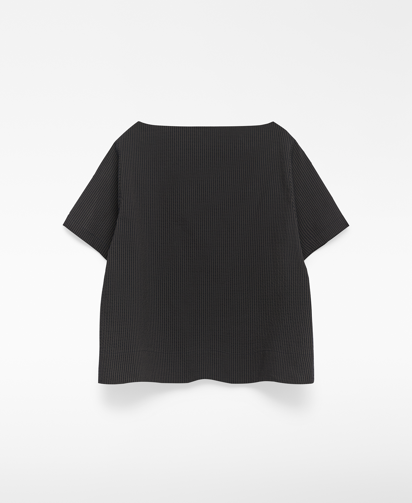 Top relaxed fit tejido rayas mujer image number 1