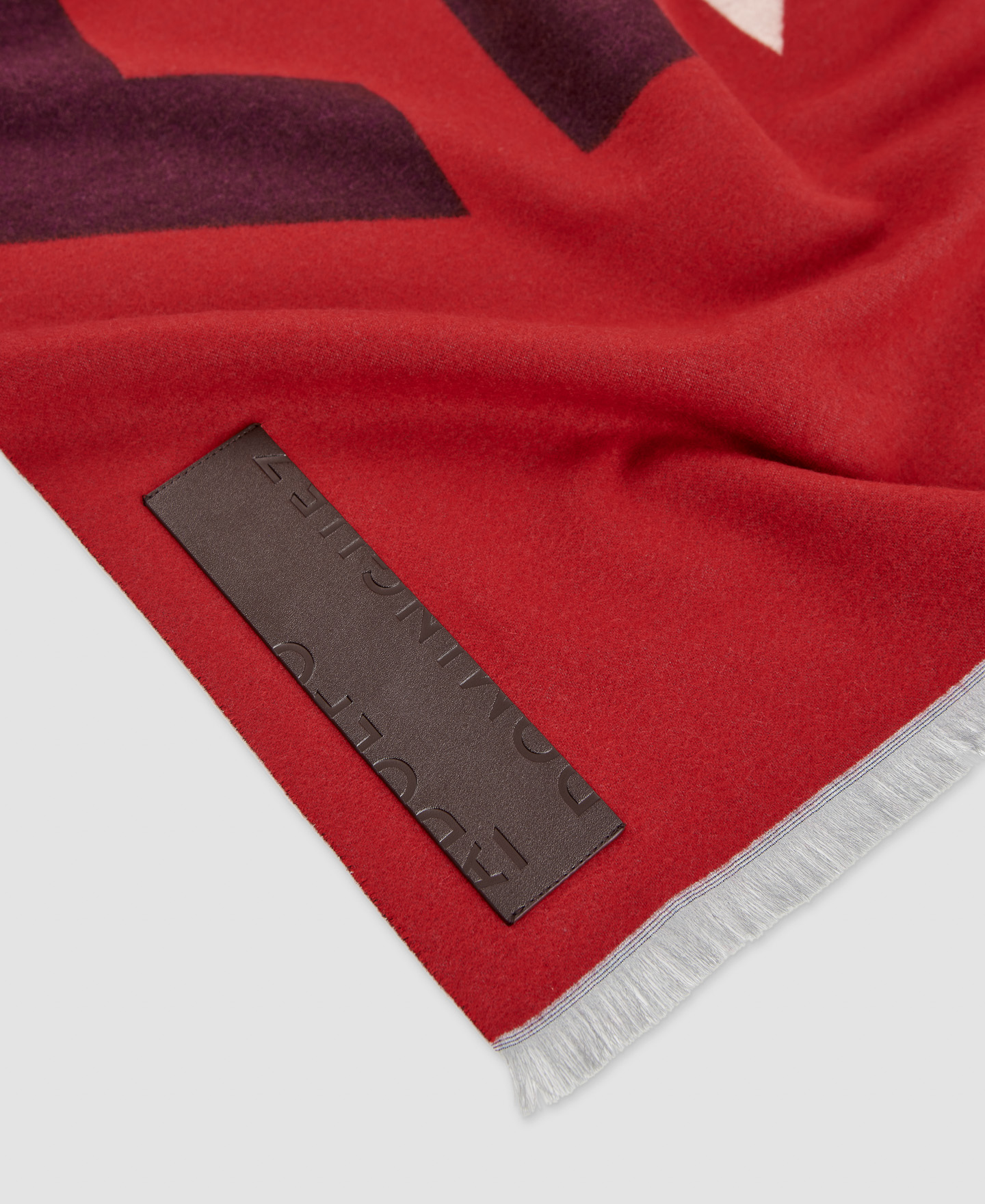 Tow-tone maxi logo scarf image number 2