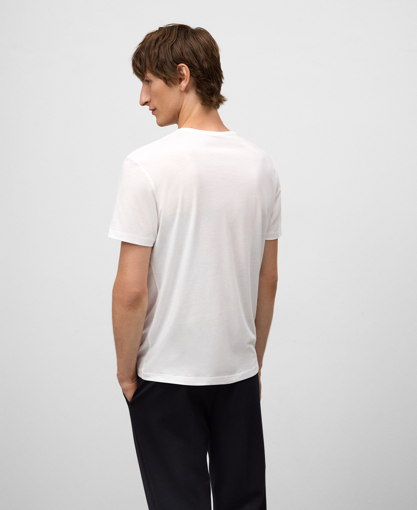 Camiseta regular fit manga corta hombre image number 2
