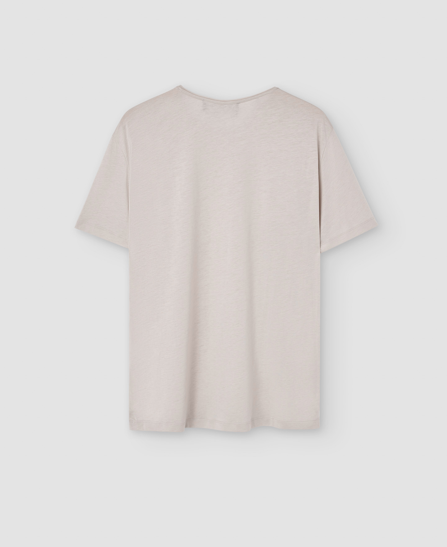 Camiseta cuello caja en lyocell image number 5