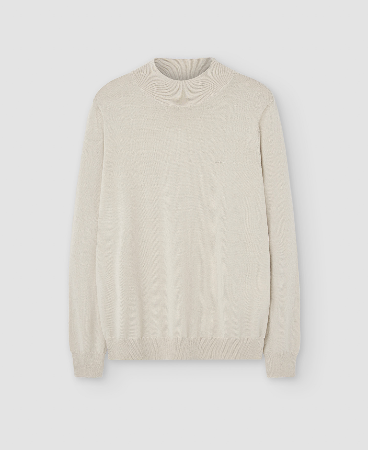 Merino wool perkins collar sweater image number 4