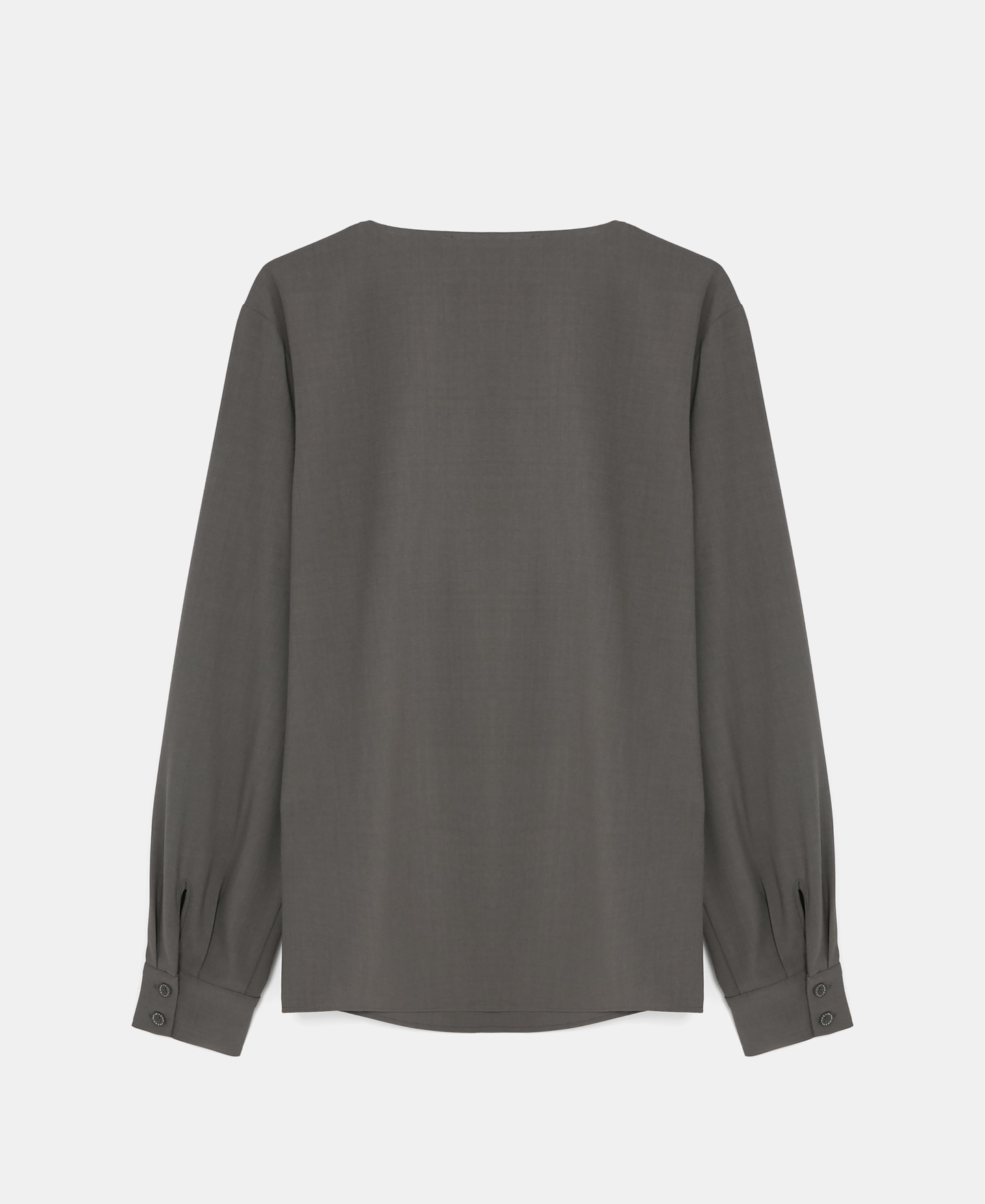 Diagonal placket shirt image number 5