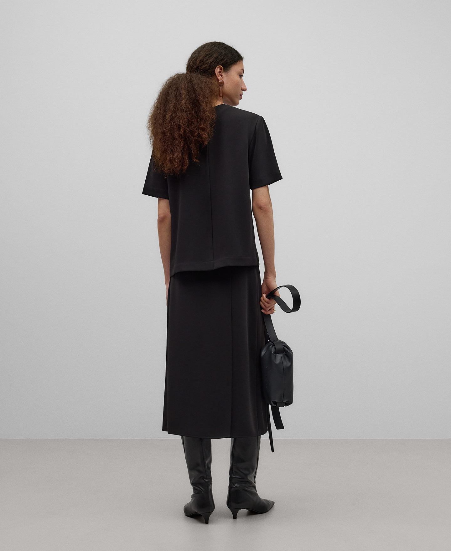 Falda midi evas&eacute; mujer image number 2