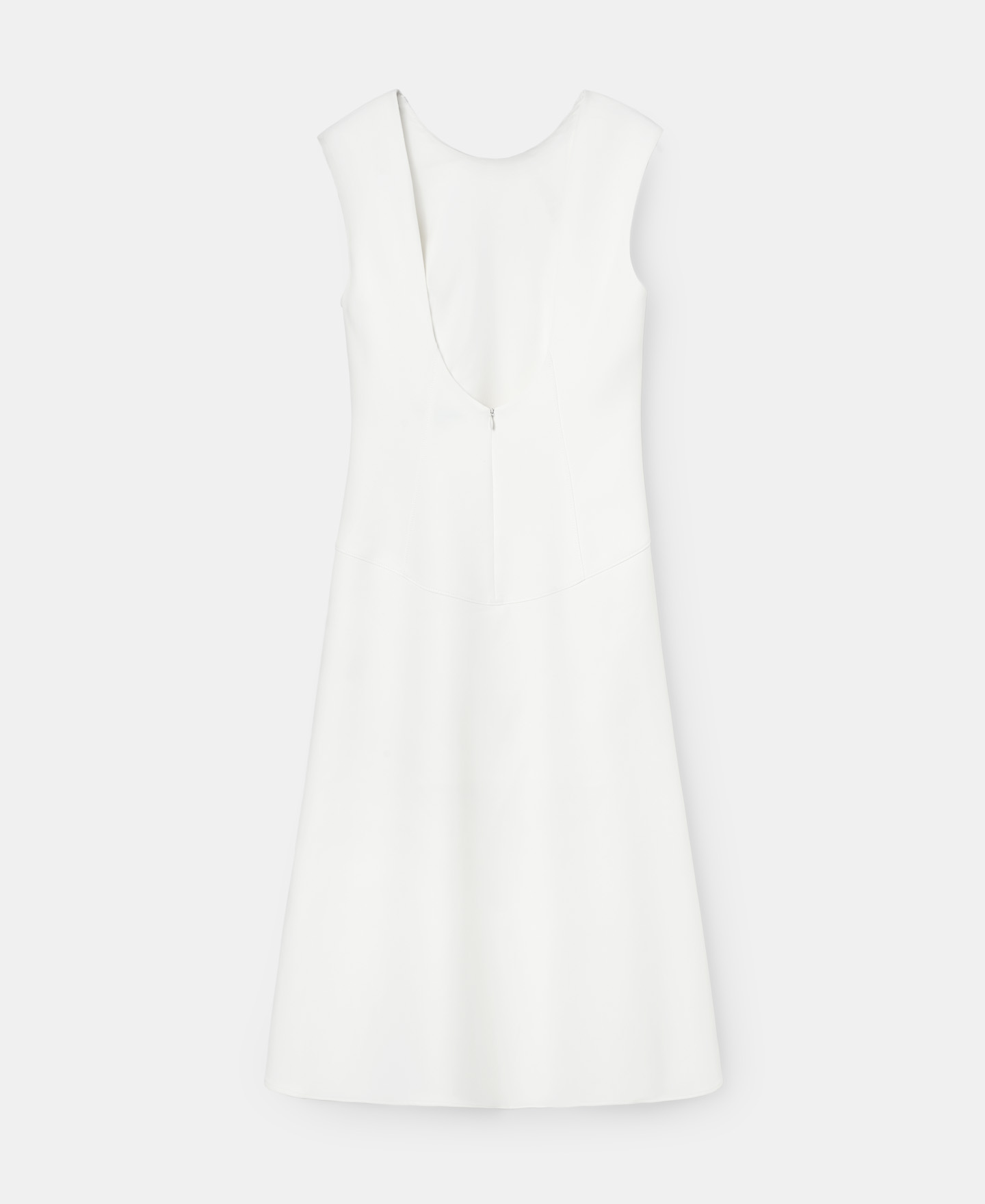 Vestido midi con espalda al aire image number 5