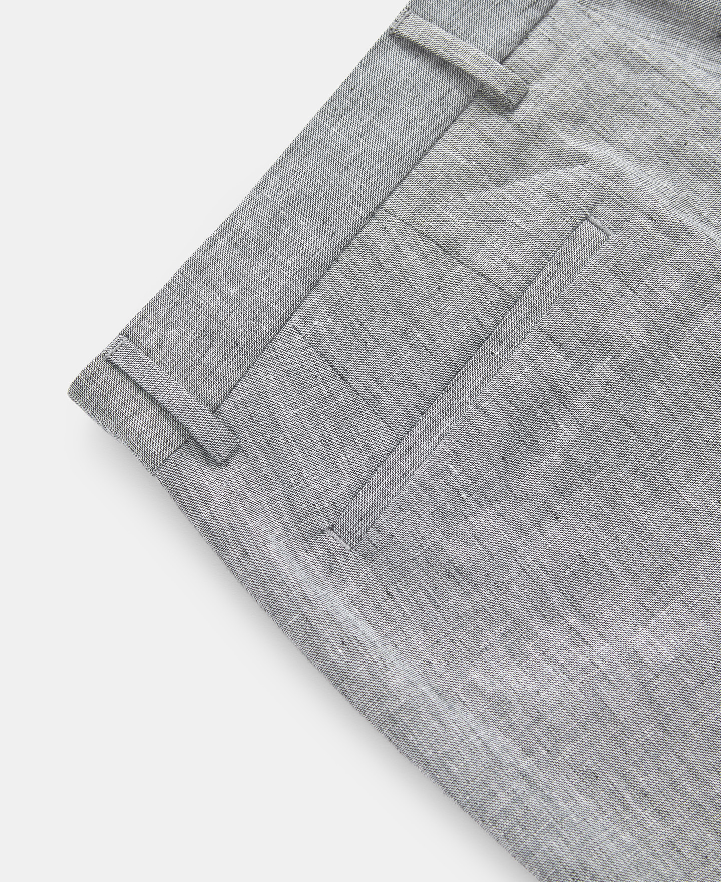 Grey linen trousers image number 5