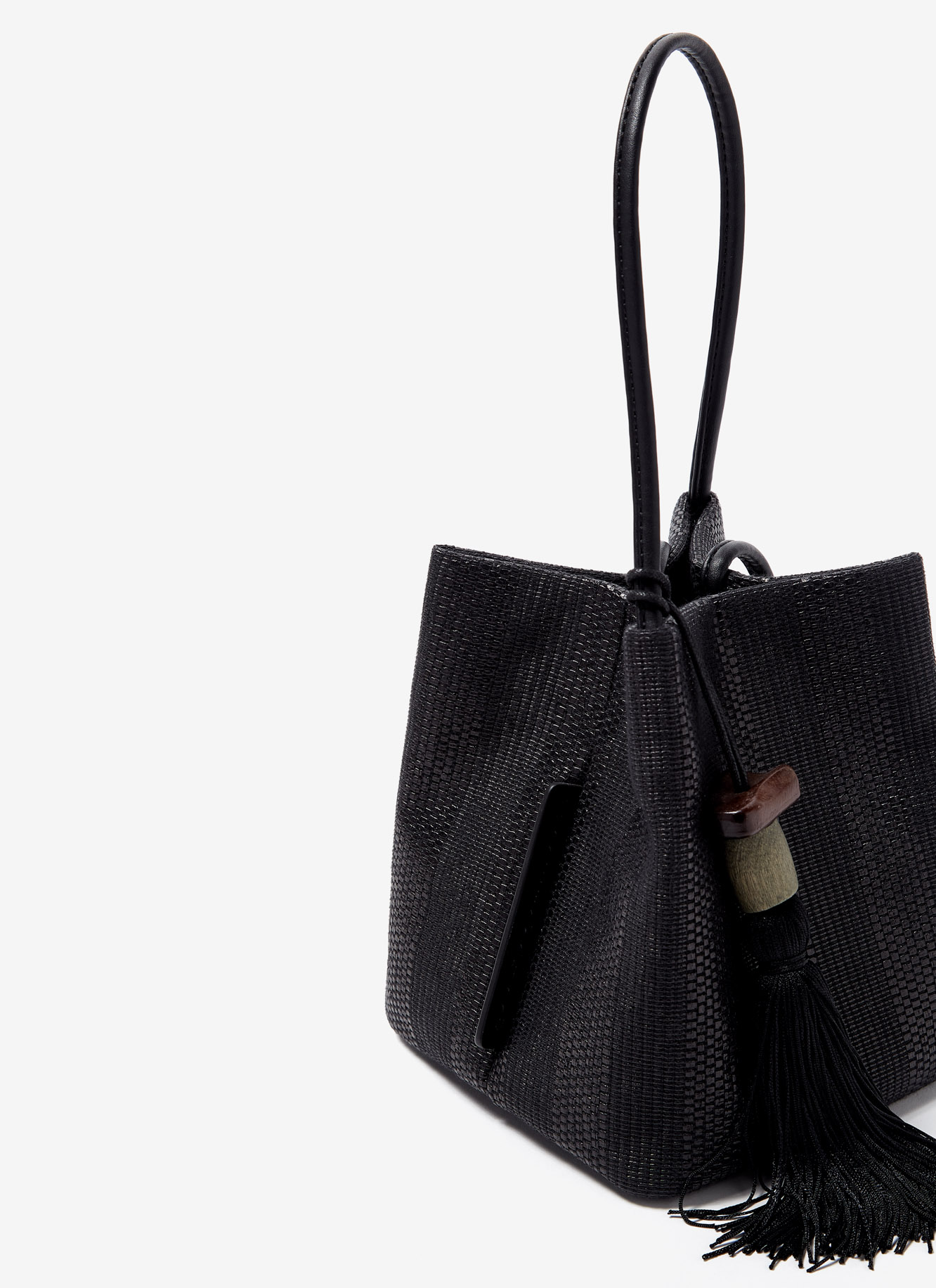 Ladybag with raffia finish image number 1