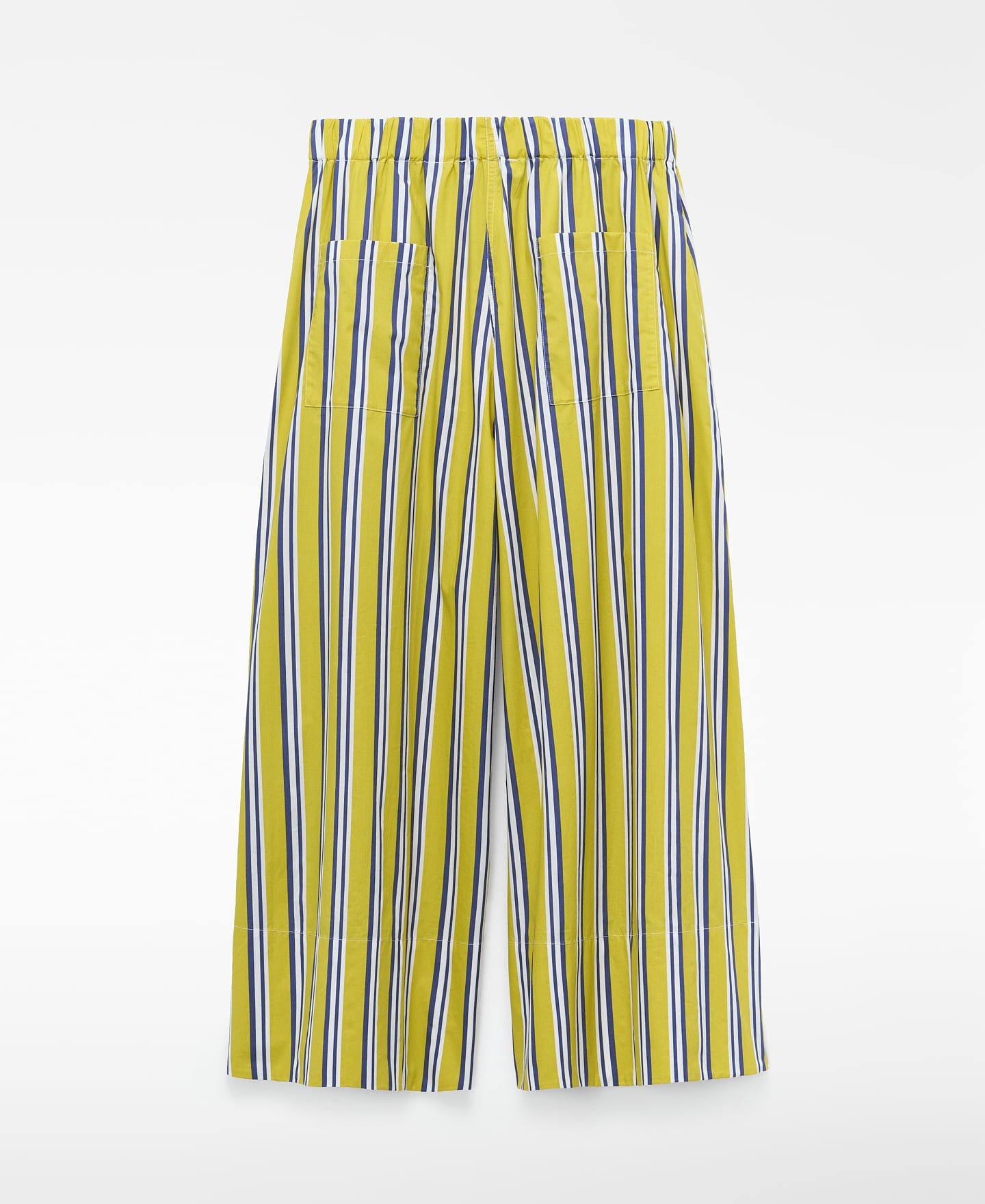 Pantal&oacute;n rayas pierna ancha algod&oacute;n image number 1