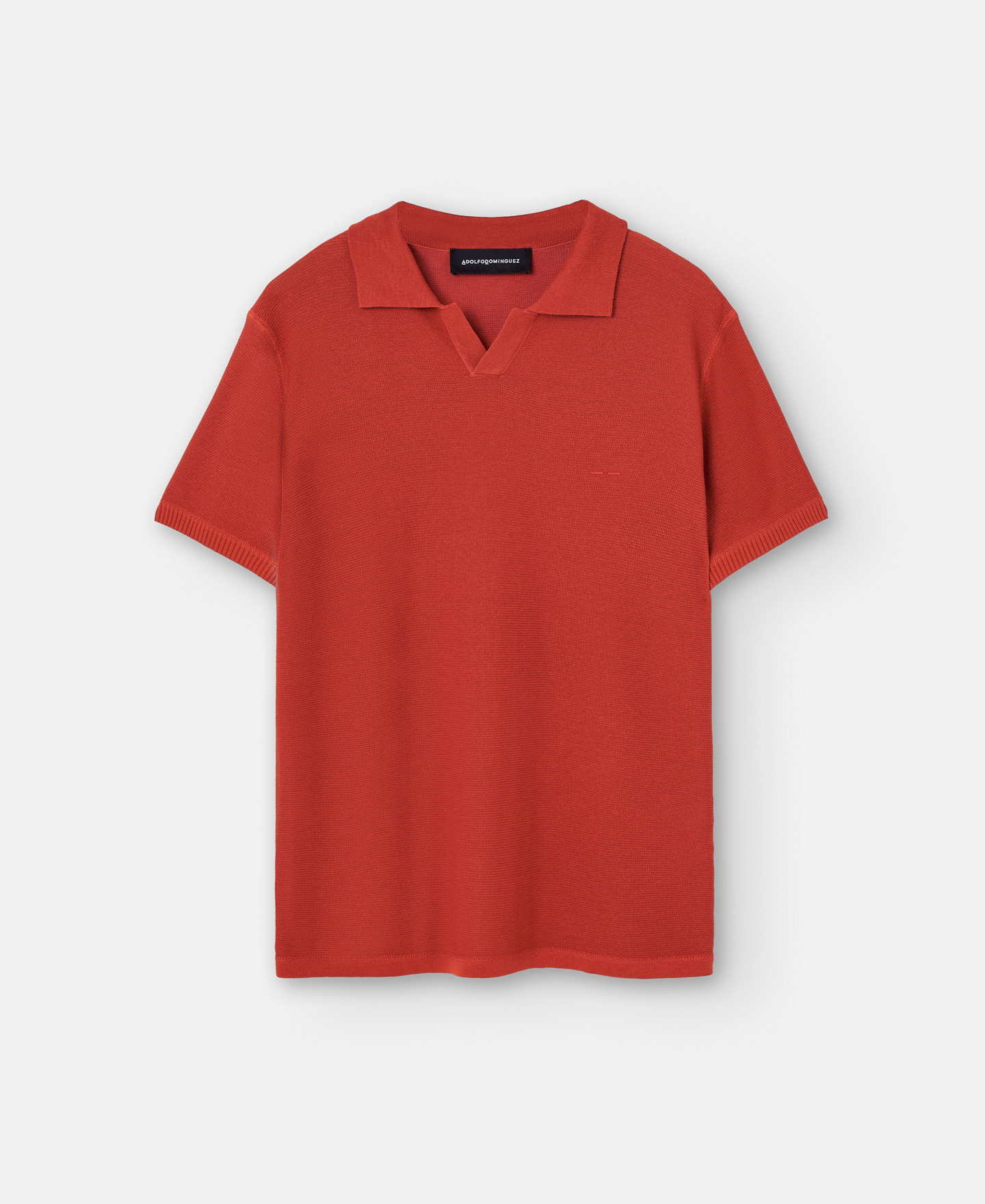 V-neck polo shirt image number 4