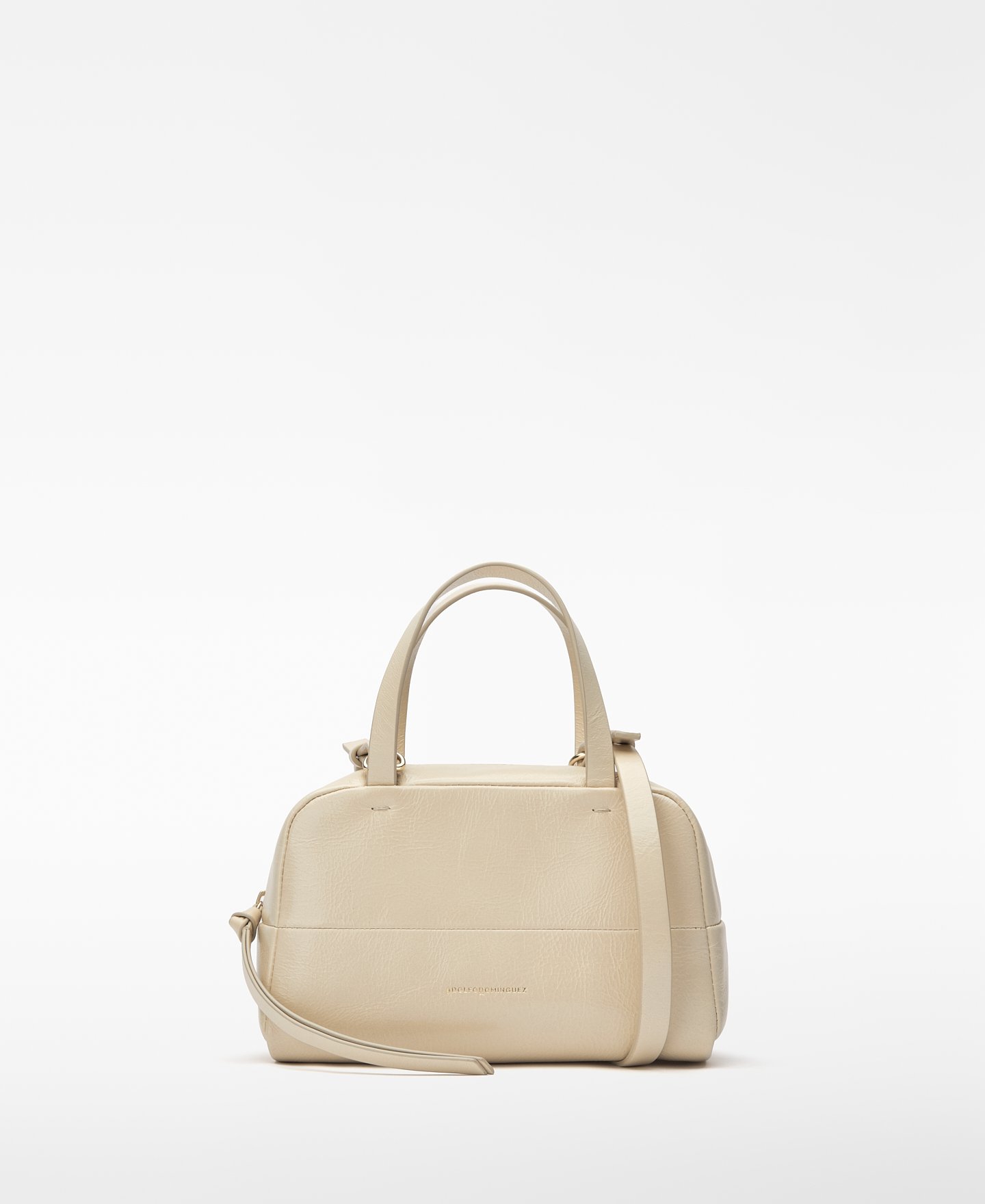 Ori&oacute;n leather mini bowling bag image number 0