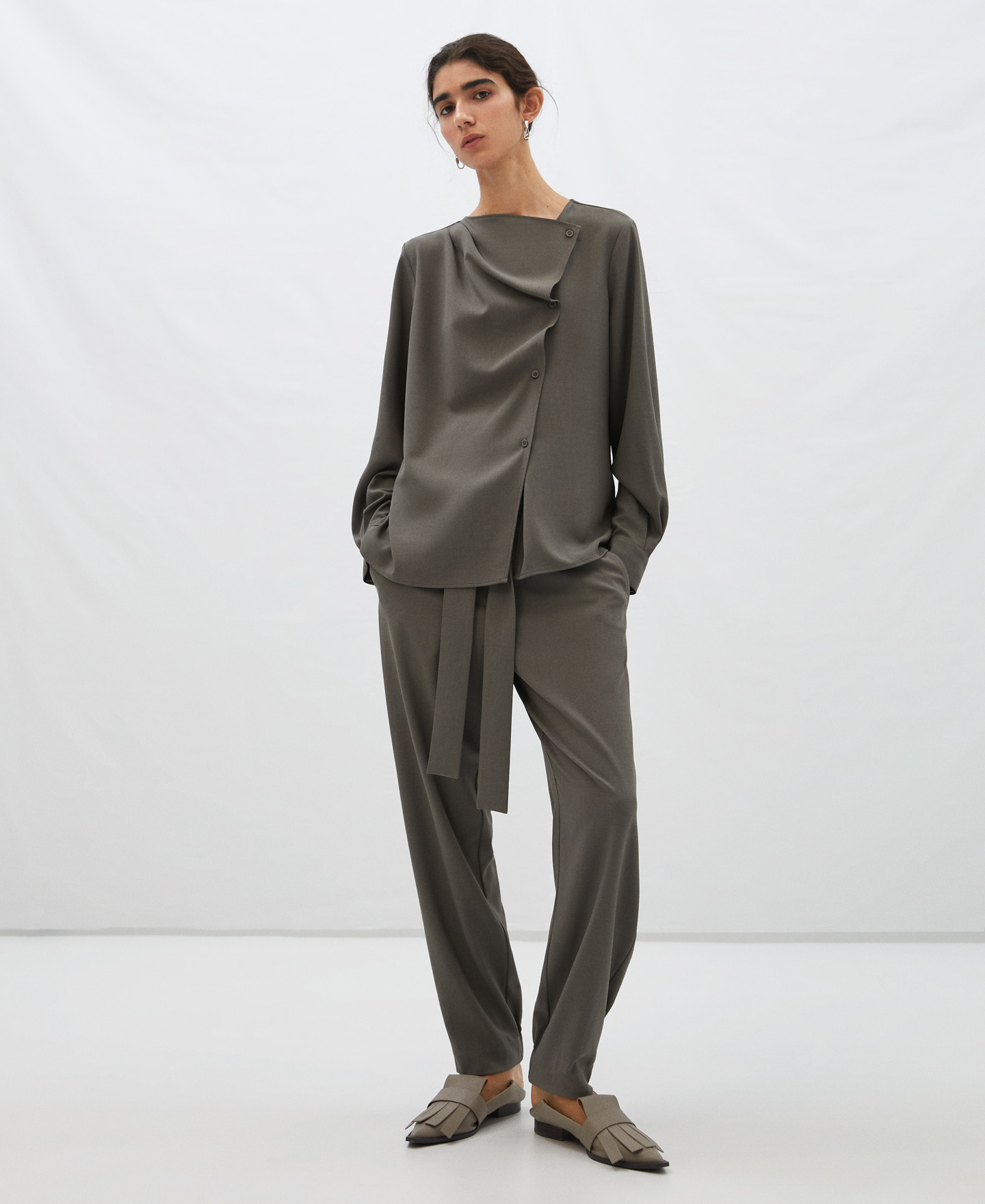 Relaxed fit jogger trousers image number 1