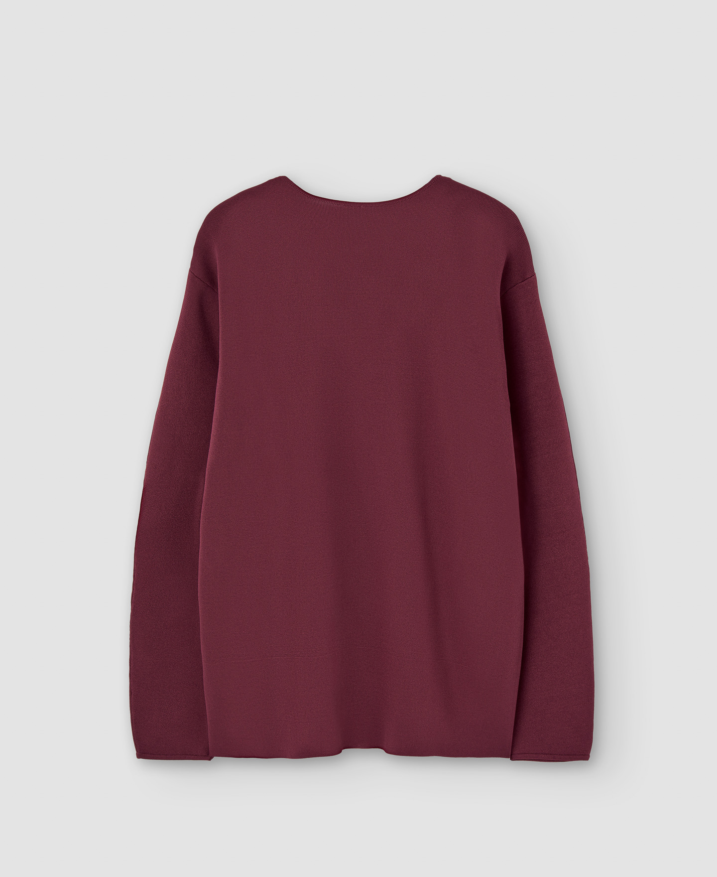 Jersey cuello pico en viscosa y nailon image number 5
