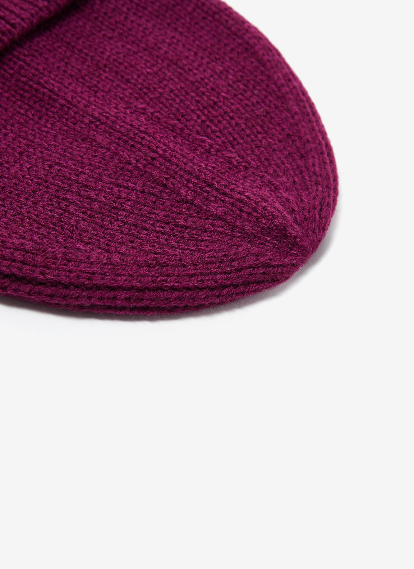 Beanie en canalé con logo image number 2