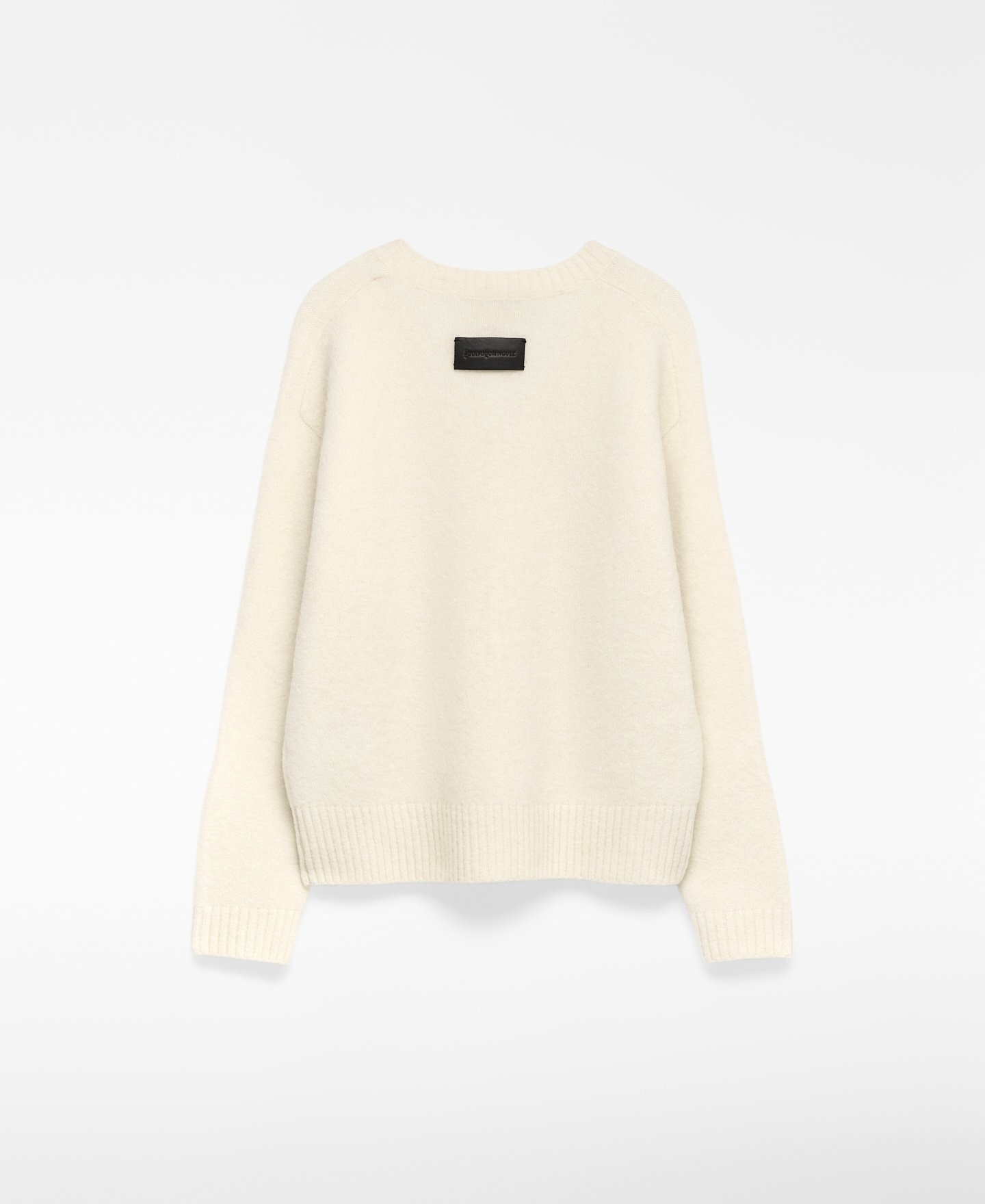 Jersey punto cuello pico mujer image number 5