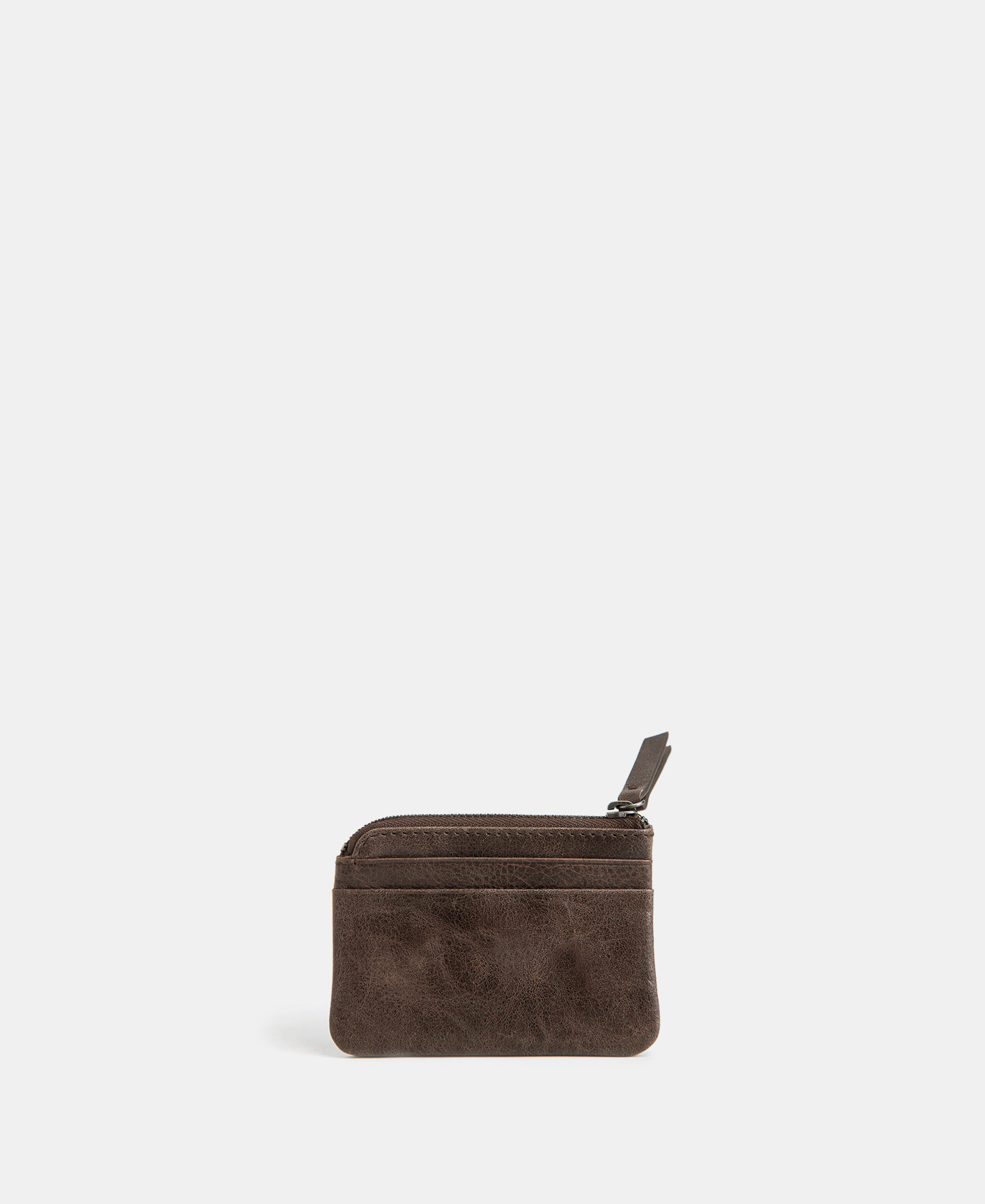 Vegetable tanned leather purse image number 1