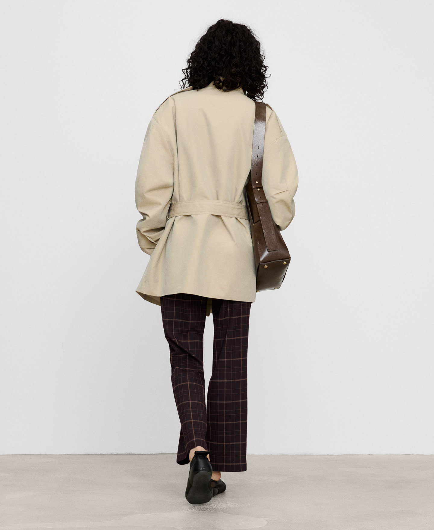 Tartan tailored trousers image number 2
