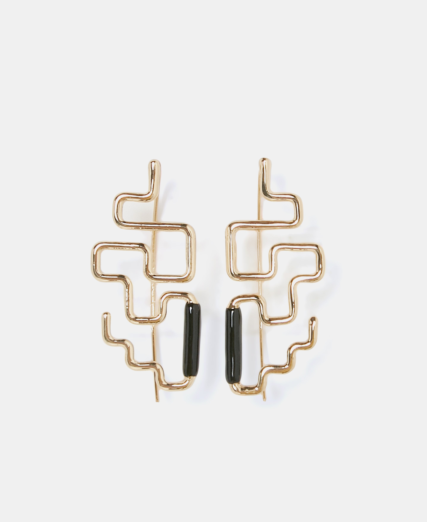 Pendientes laberinto en zinc image number 0