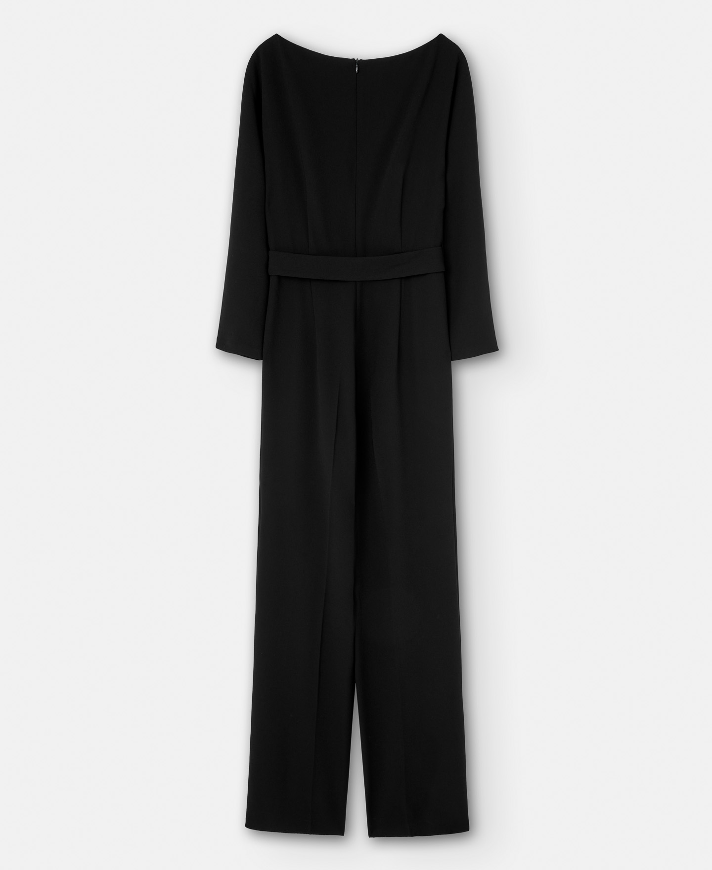 Straight jumpsuit with bateau neckline image number 5