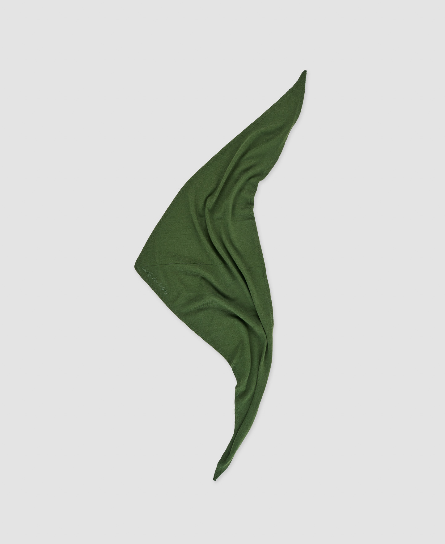Merino wool triangular bandana image number 1