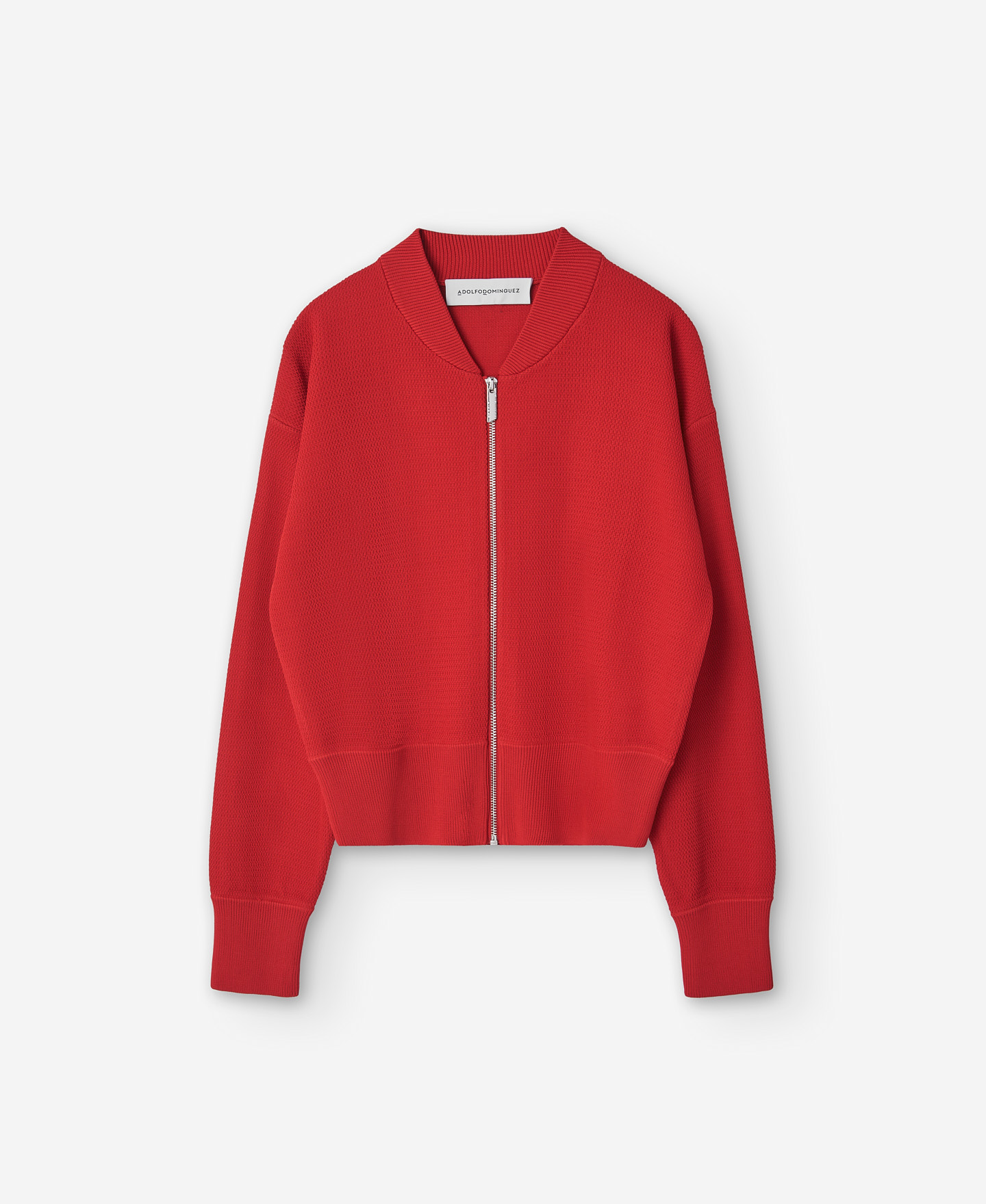 Short jacket in double-fronted knit image number 4