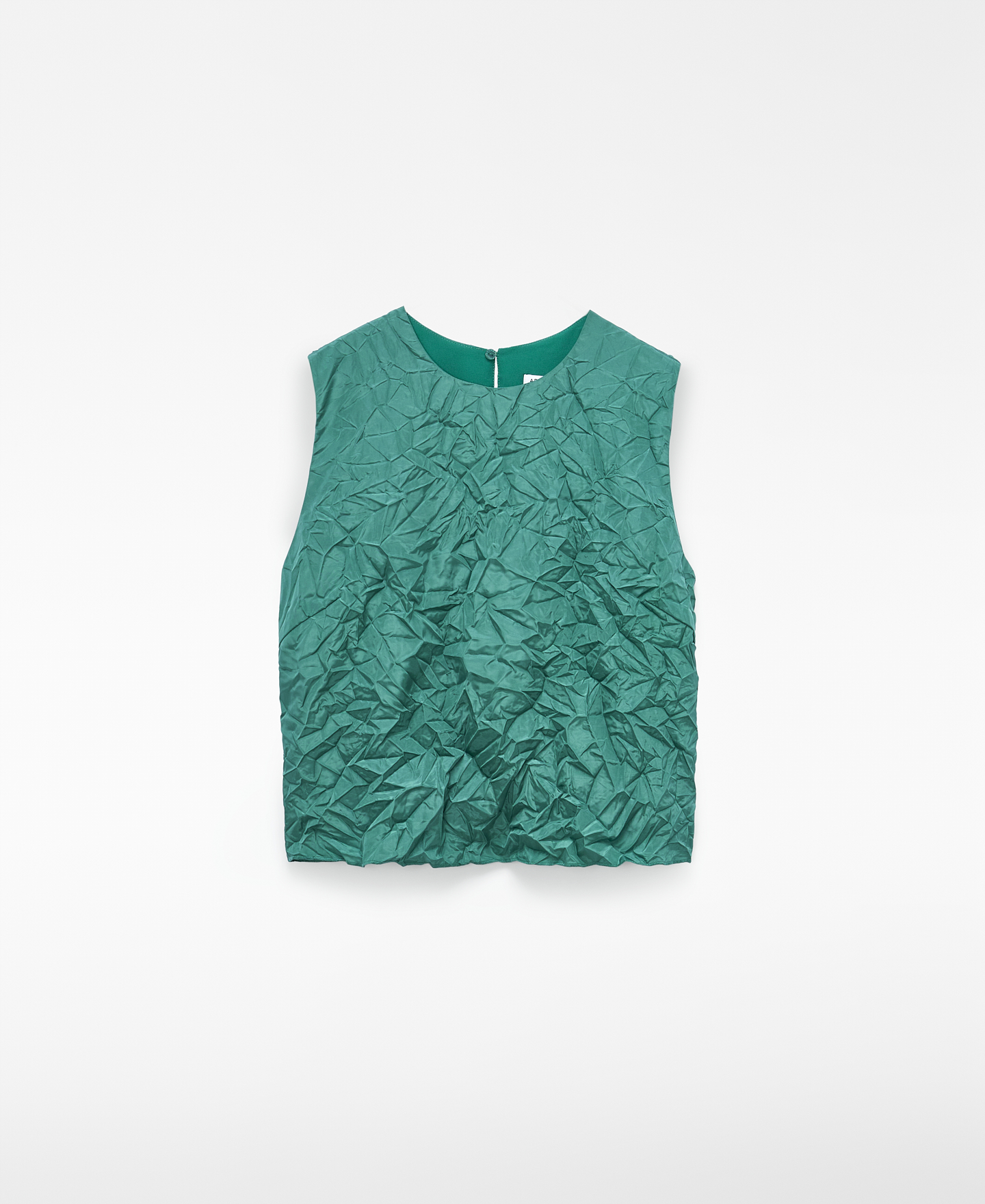 Satin-Top mit Knittereffekt image number 4