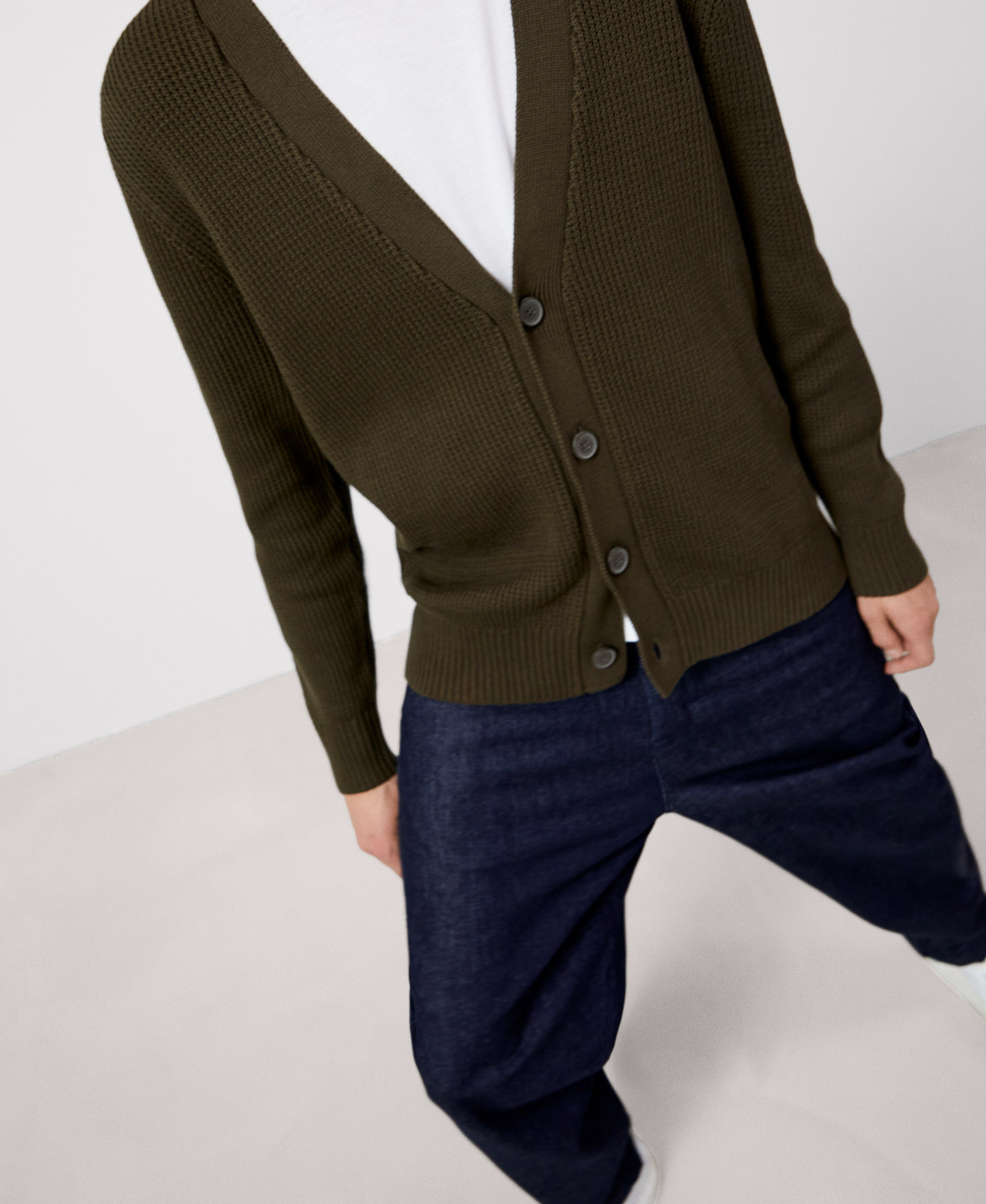 Cardigan en algodón image number 3