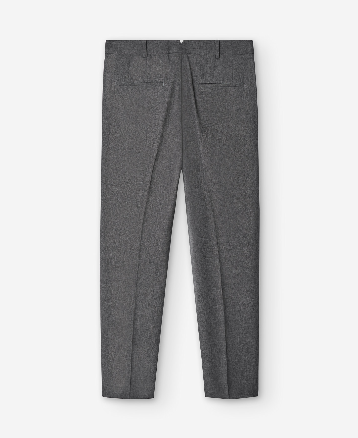 Regular-fit grey tailored men's trousers image number 5