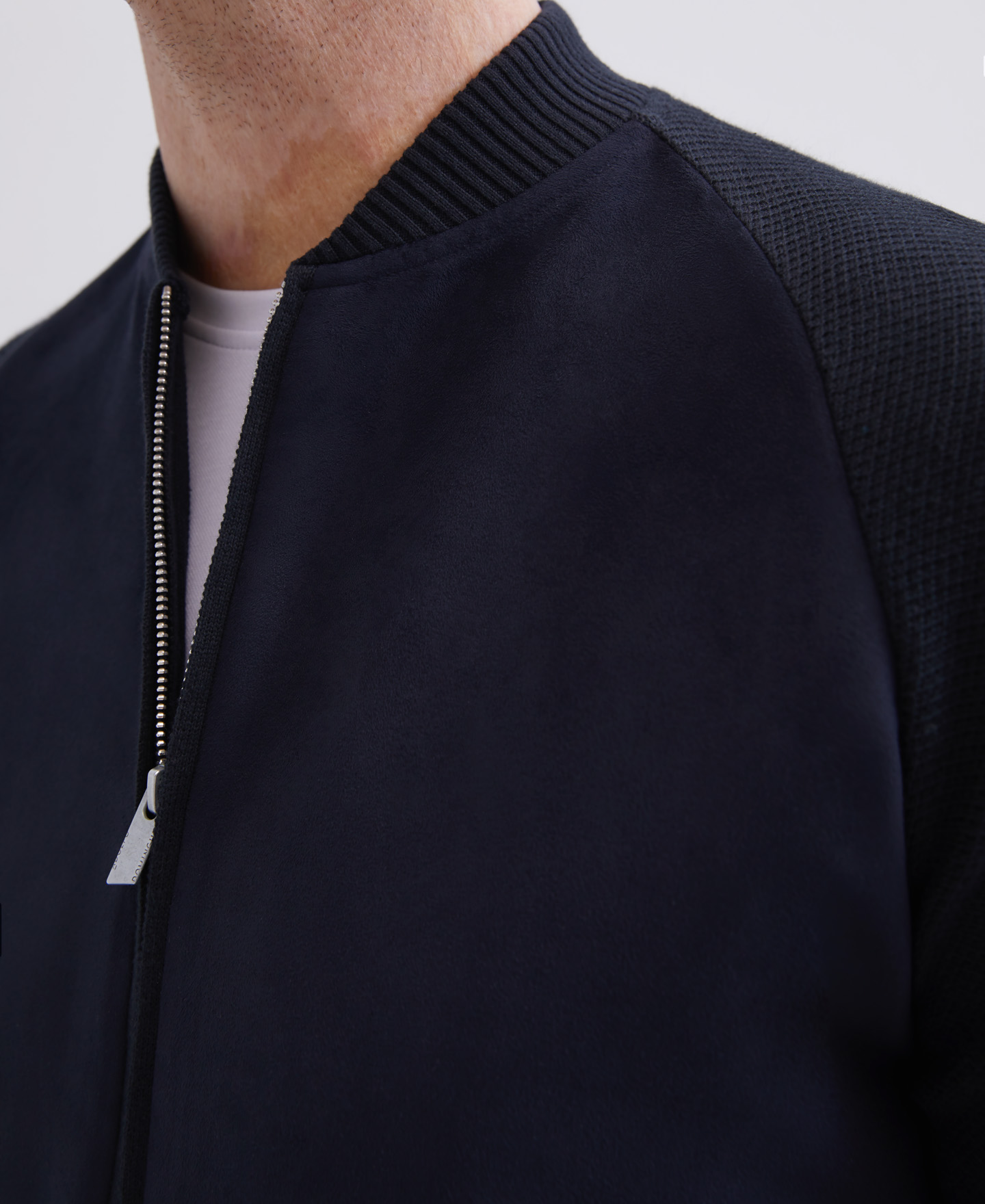 Varsity cardigan with zip closure image number 2