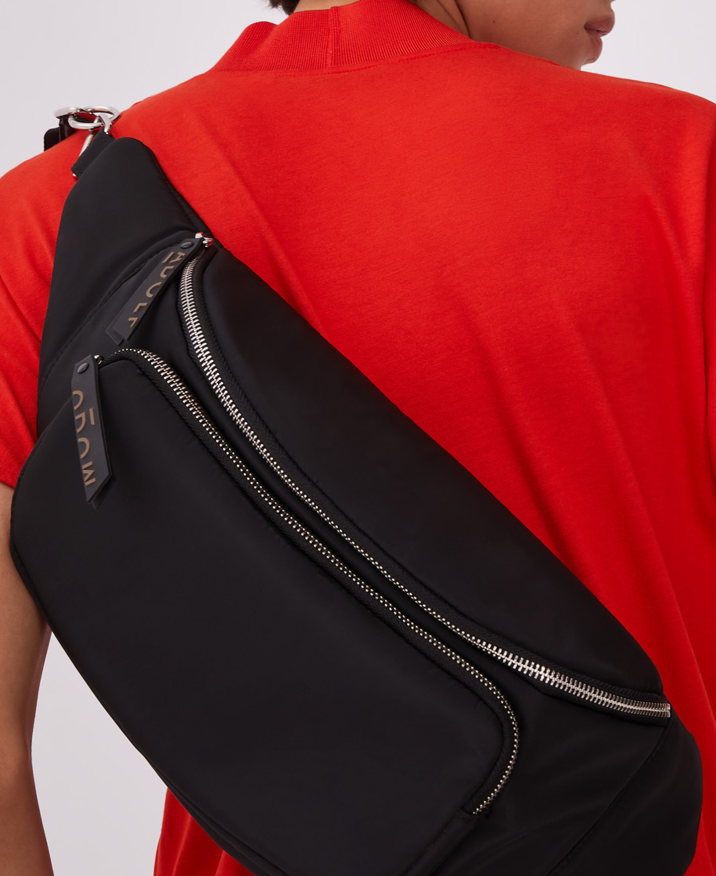 Nylon padded maxi-waist bag image number 3