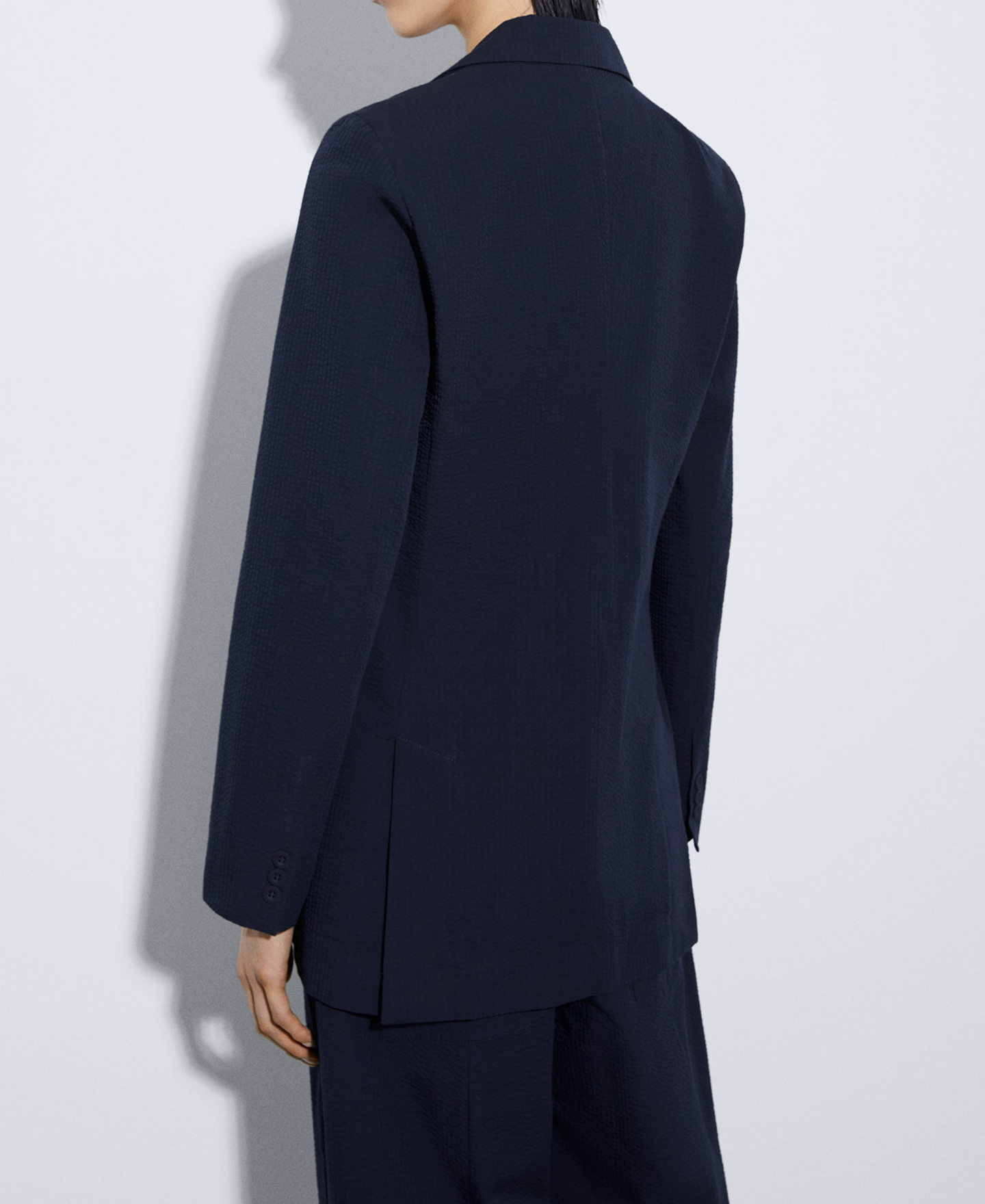 Tailored blazer in responsible cotton image number 2