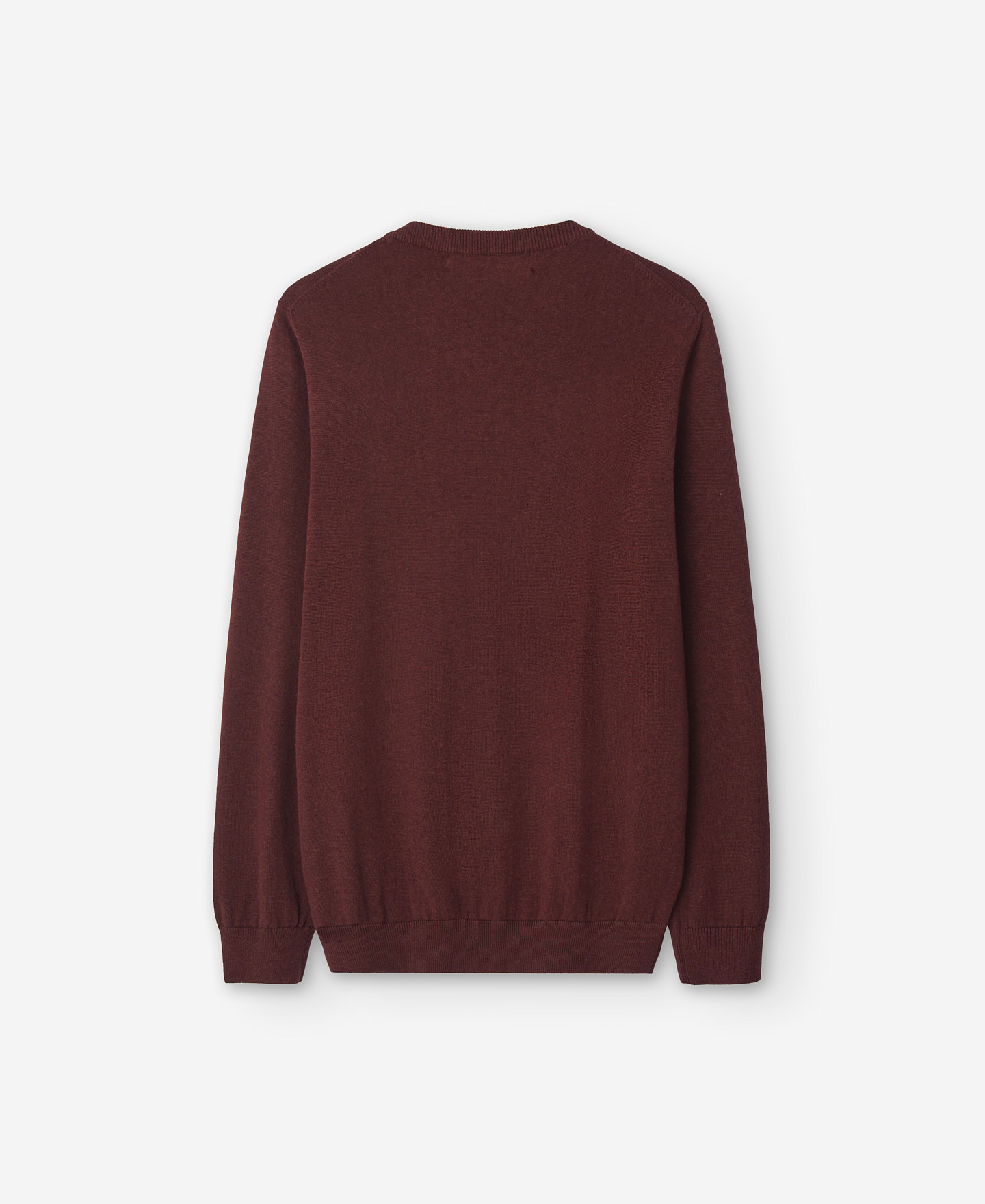 V-neck cotton sweater for men image number 5