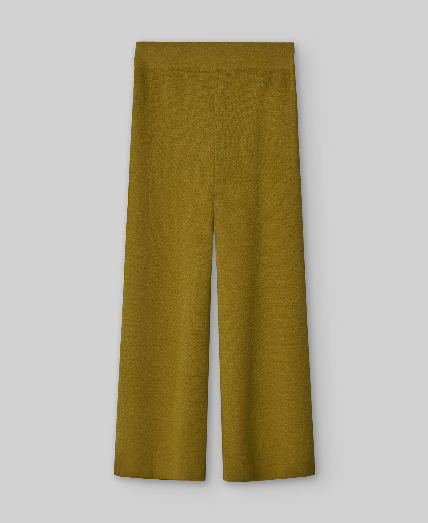 Knit linen trousers woman image number 5