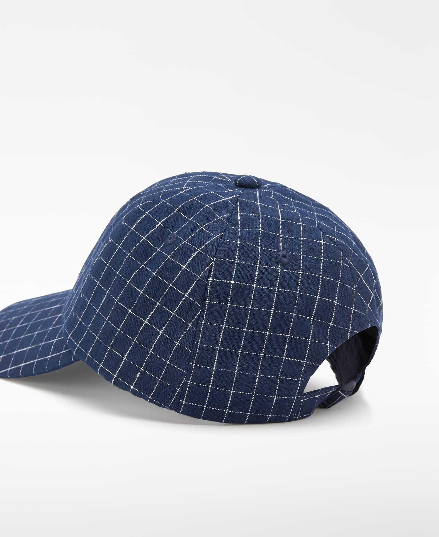 Gorra cuadros lino image number 2