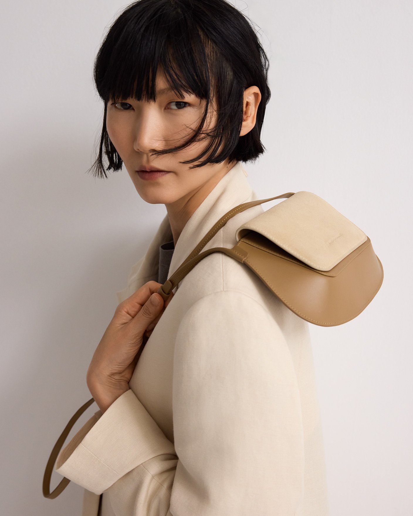 Dorna suede mini crossbody woman image number 5