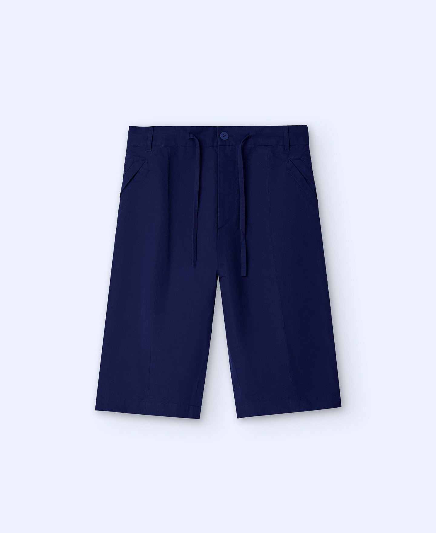 European linen Bermuda shorts image number 4