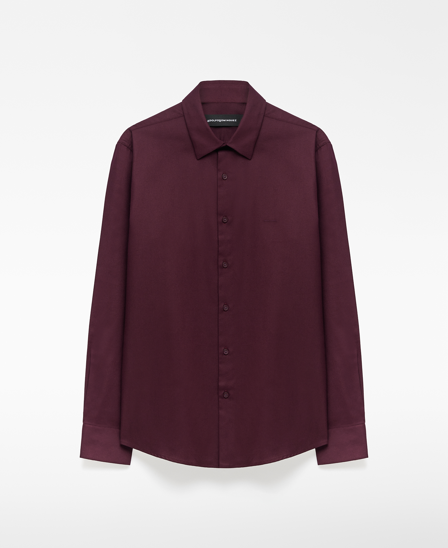 Organic cotton spread collar shirt man image number 4