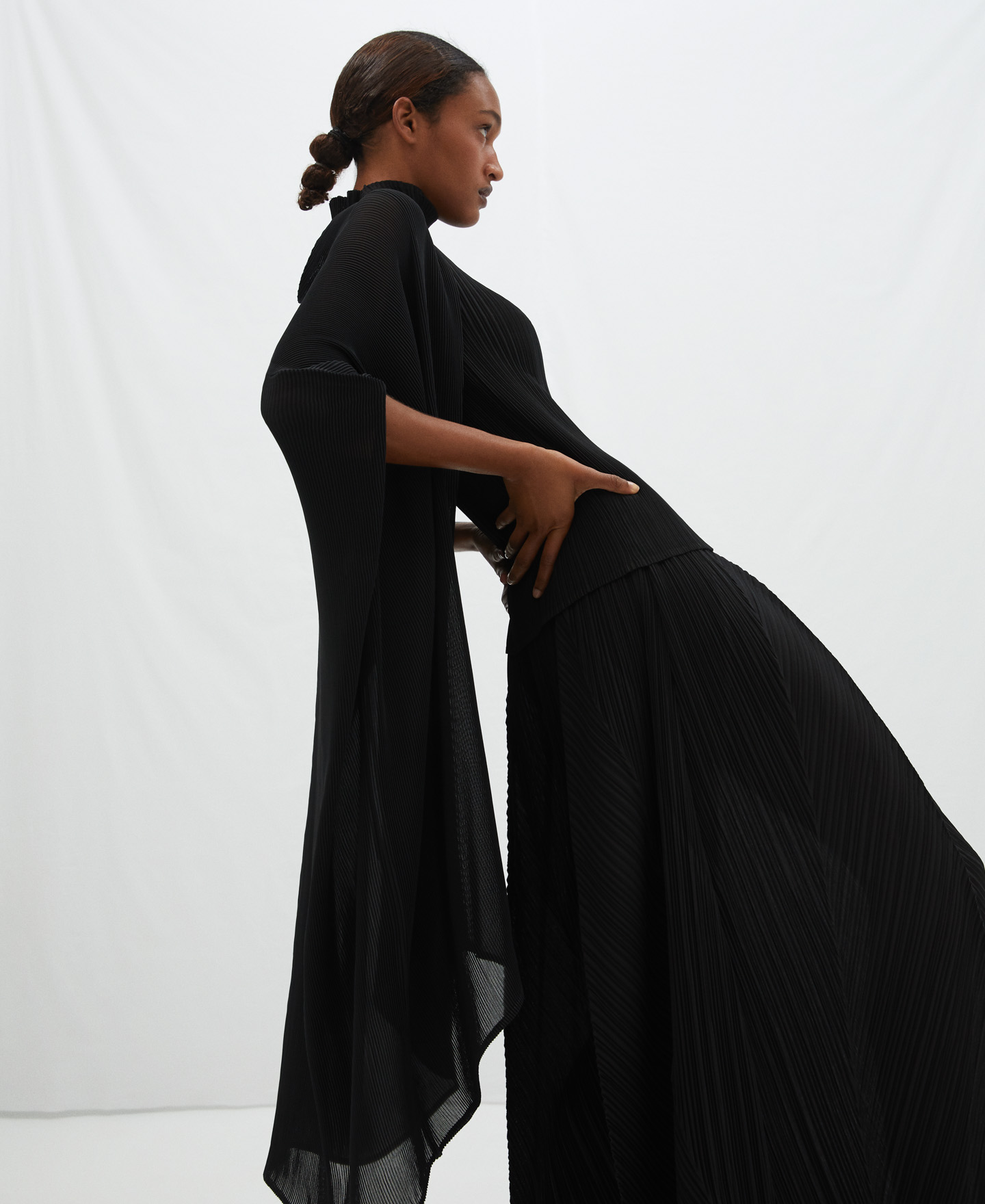 Wrap-around crinkle jacket image number 3