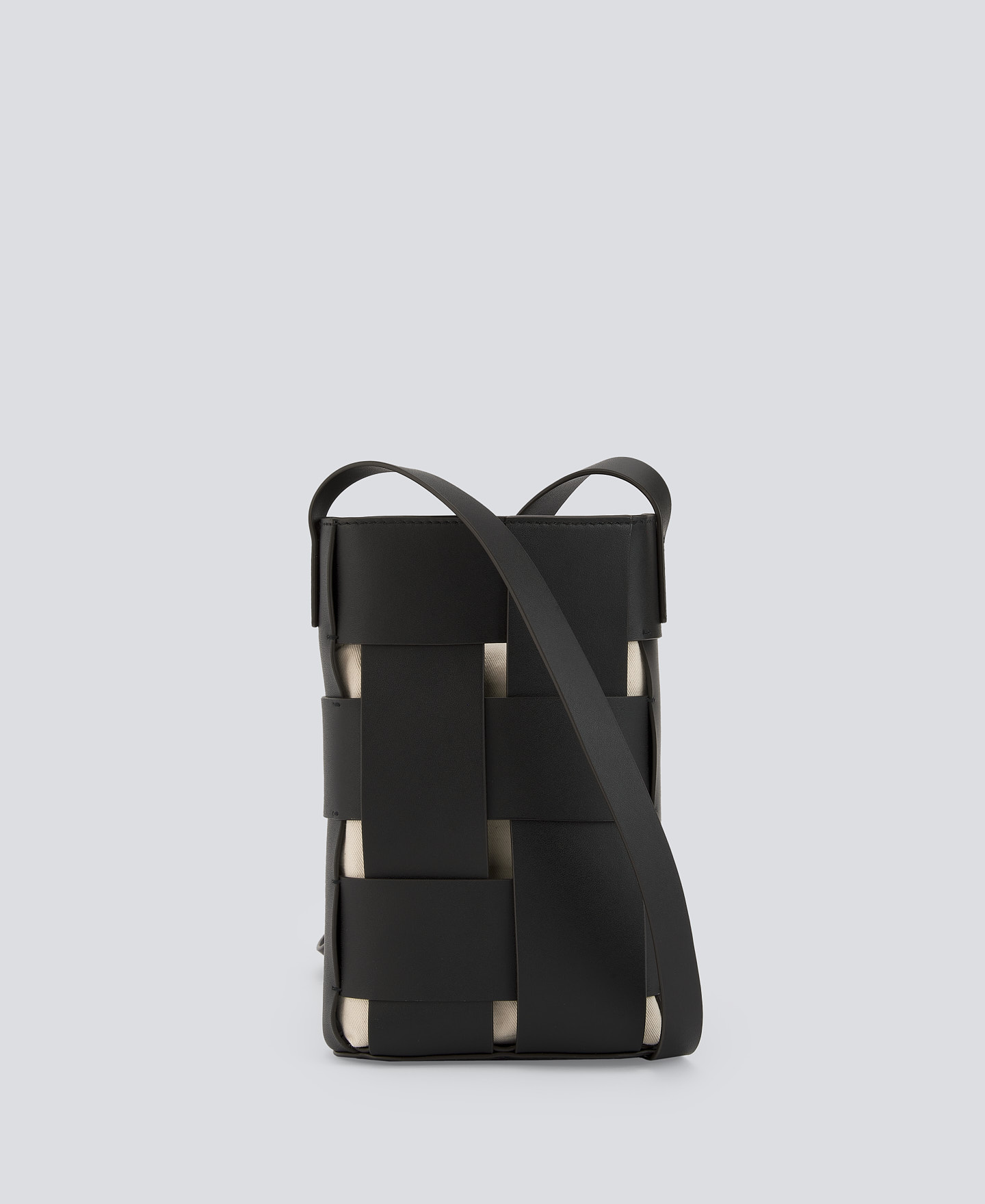 Bandolera en piel responsable mujer image number 1