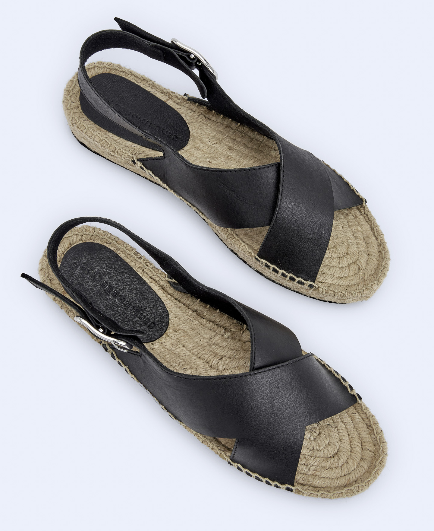 Jute and leather espadrilles image number 1