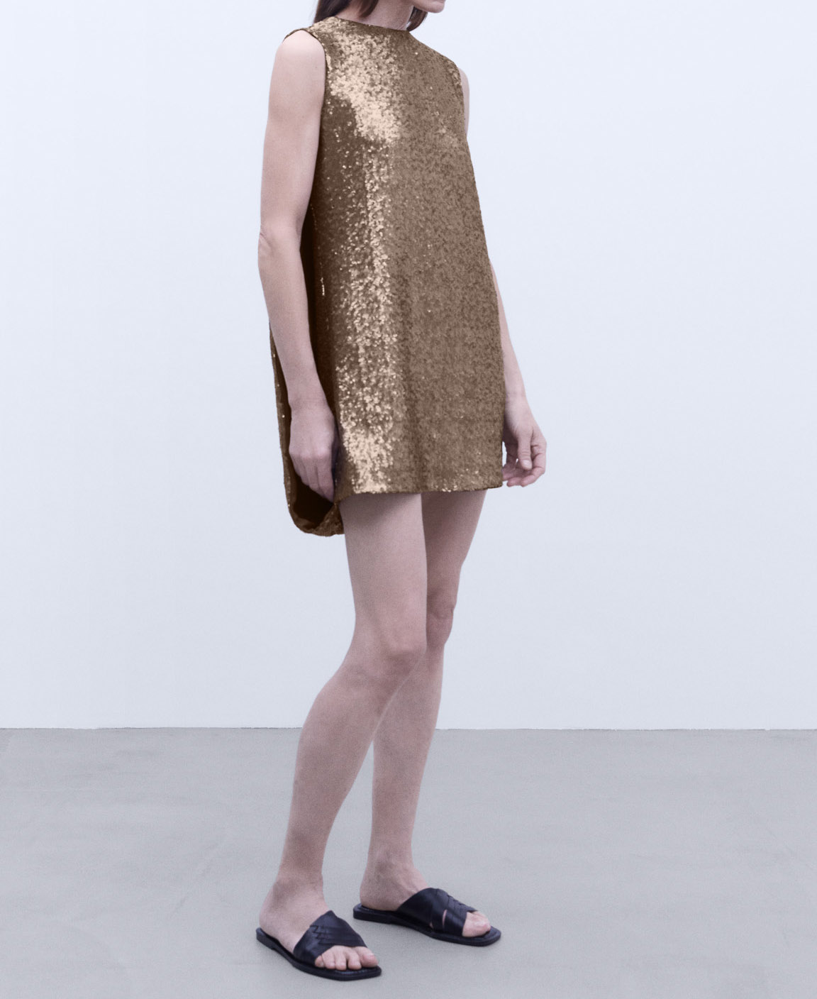 Short sequin dress image number 1