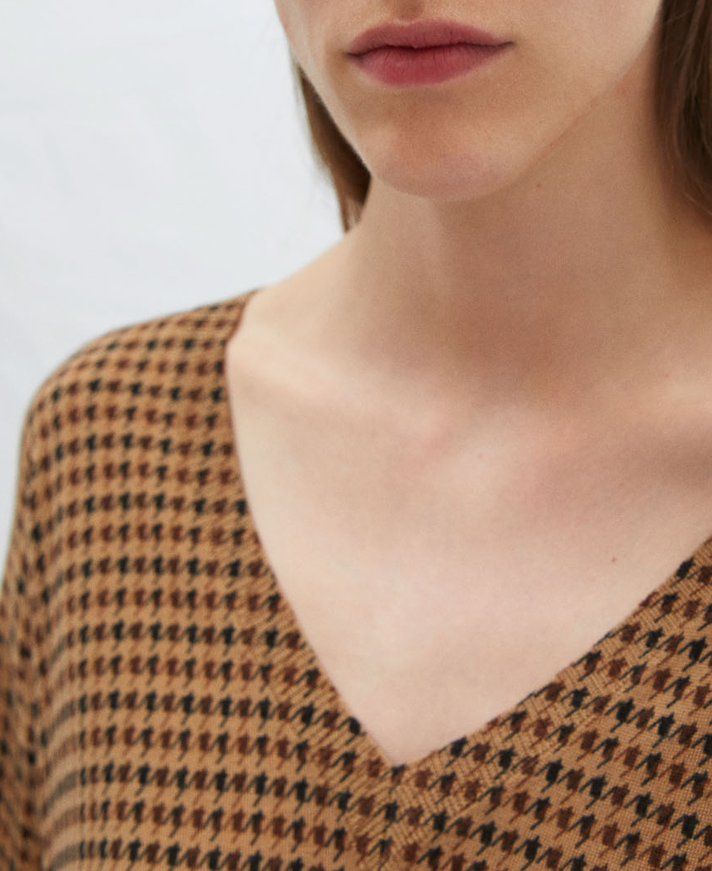 Merino wool printed sweater image number 3