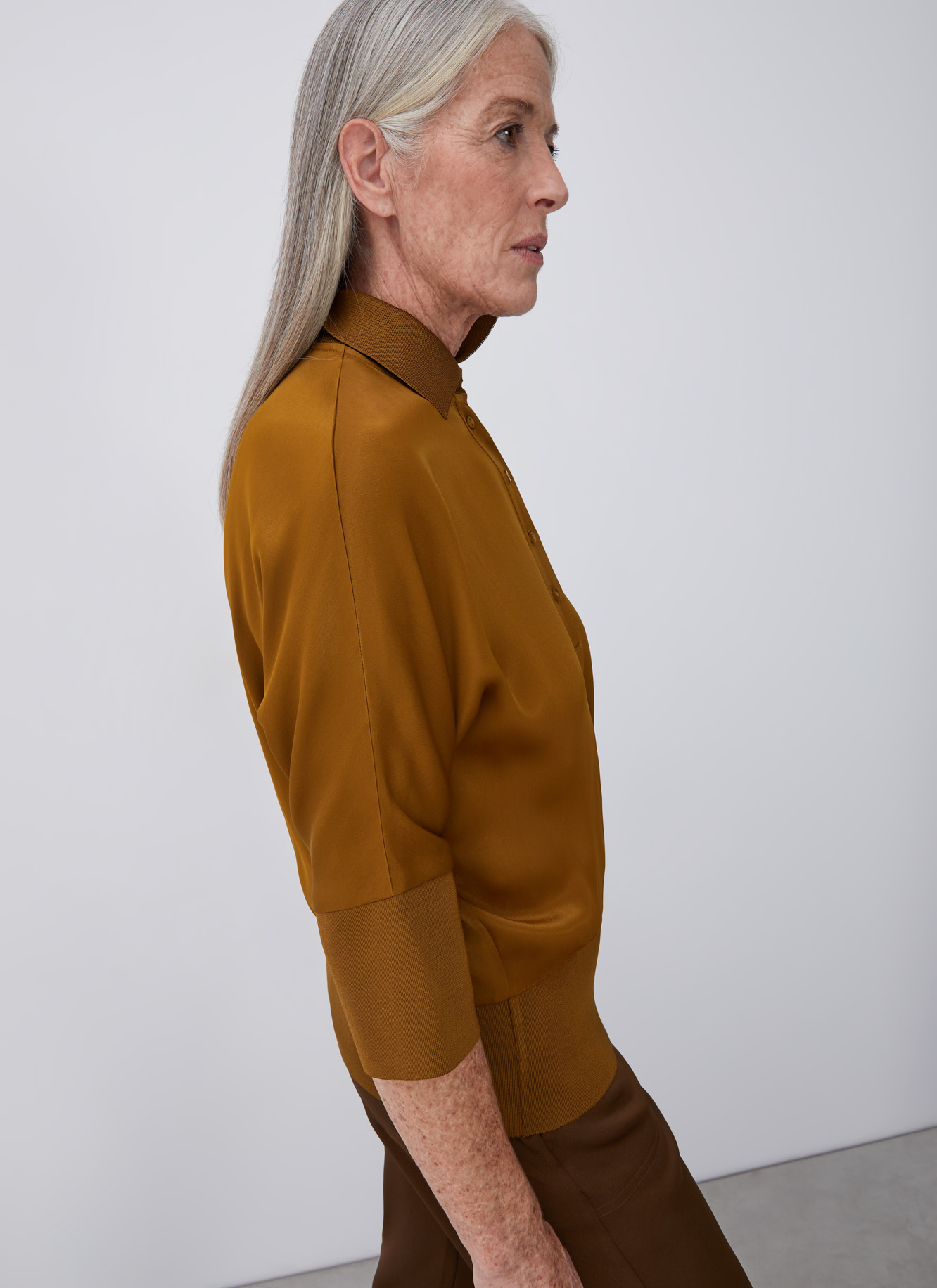 Viscose polo shirt image number 2