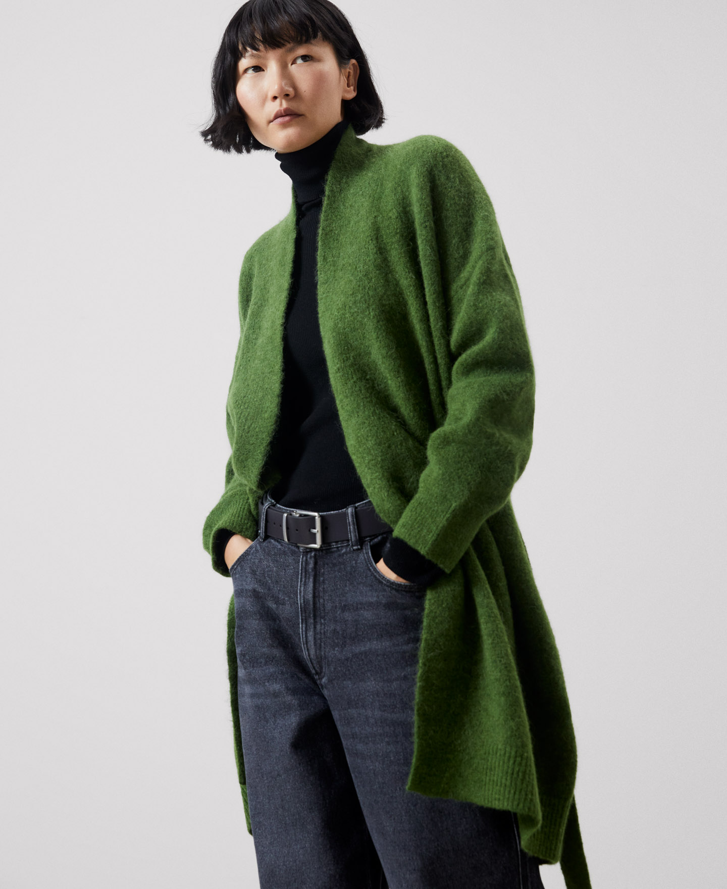 Nylon, alpaca and merino wool jacket image number 0