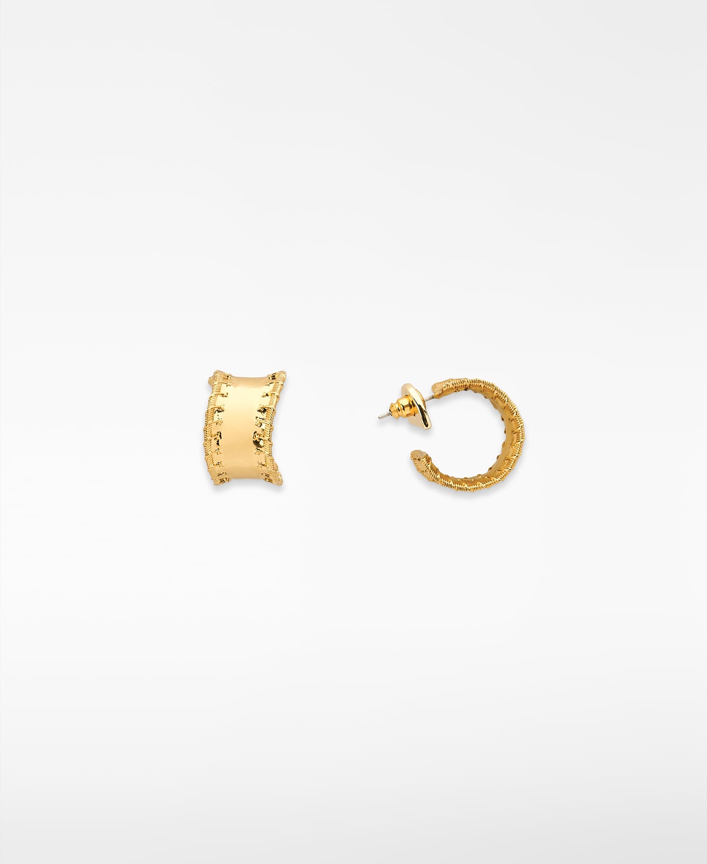 Metal hoops with tape measure design image number 0