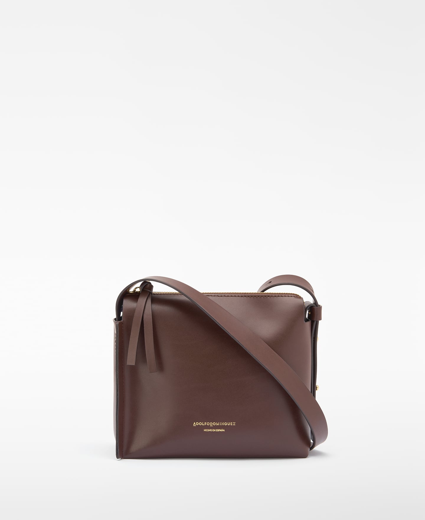 Leather mini shoulder bag image number 0