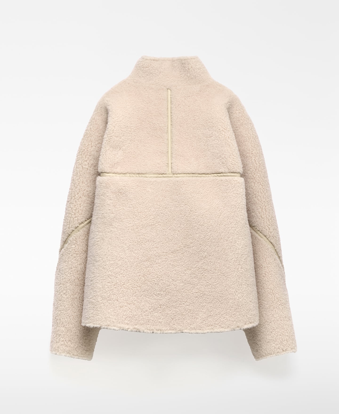 Double-faced shearling jacket image number 5
